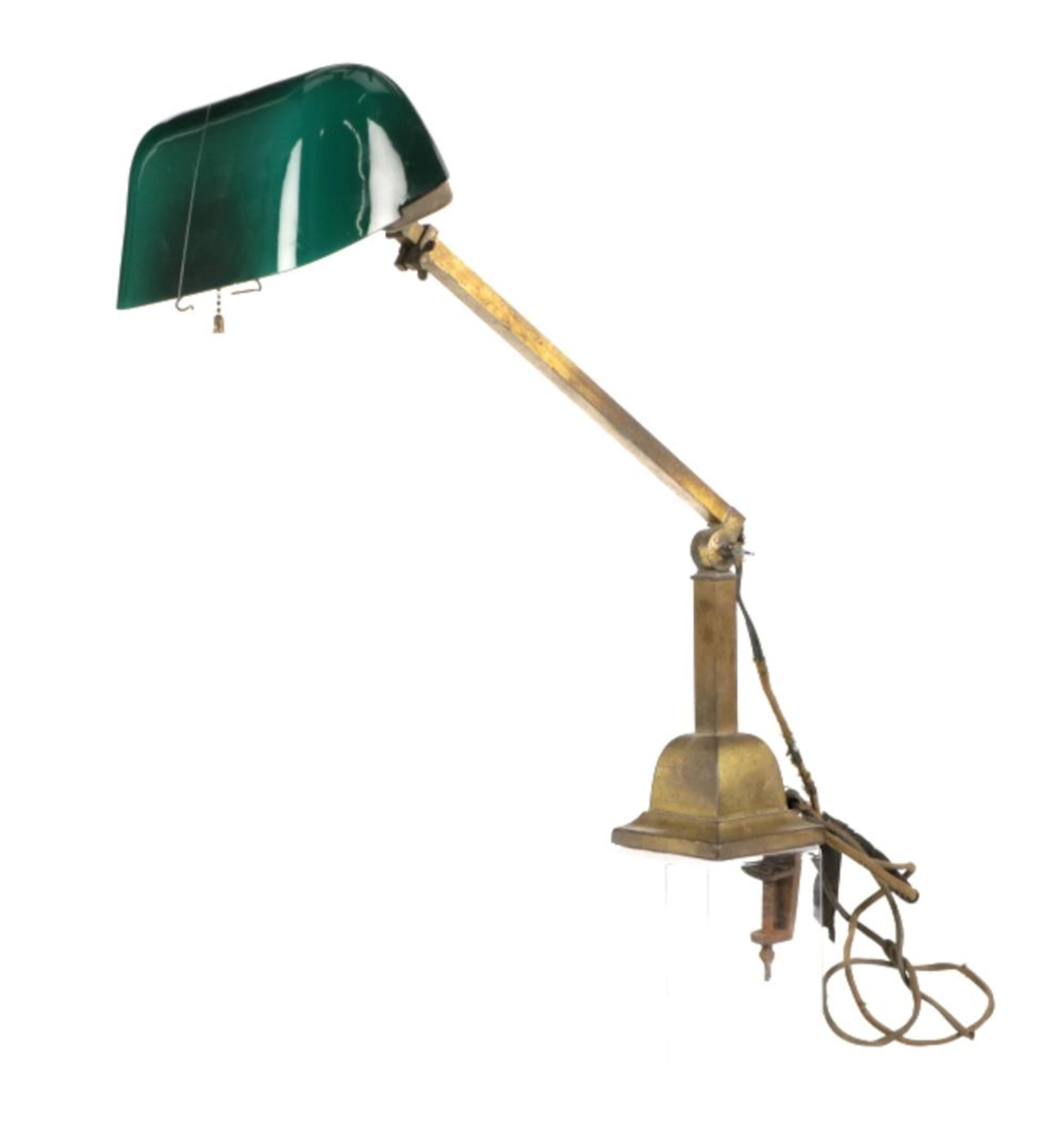 Ca. 1916 Original Emeralite Desk Lamp Model 8734TW