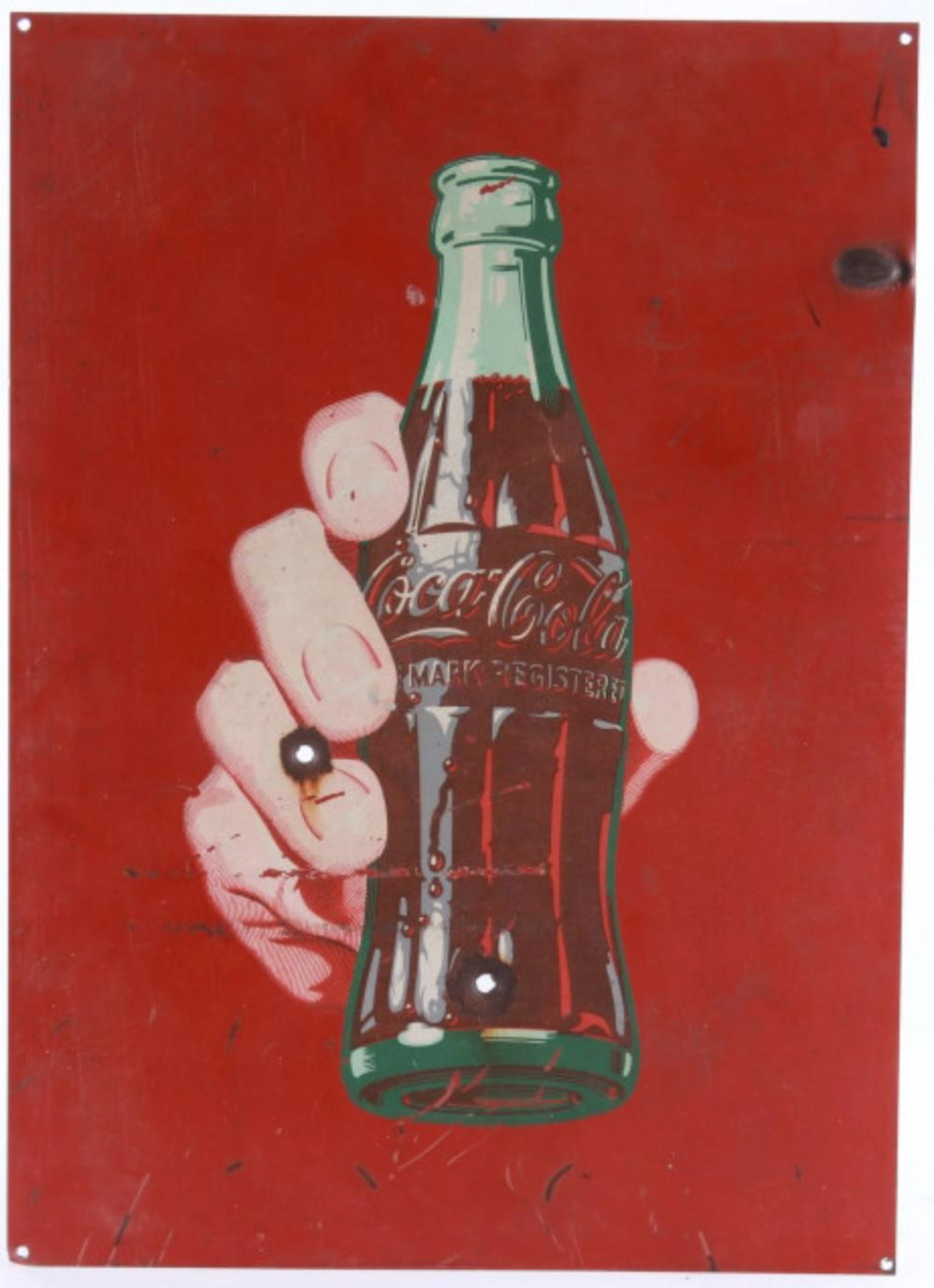C. 1948 Rare Original Coca Cola Metal Sig