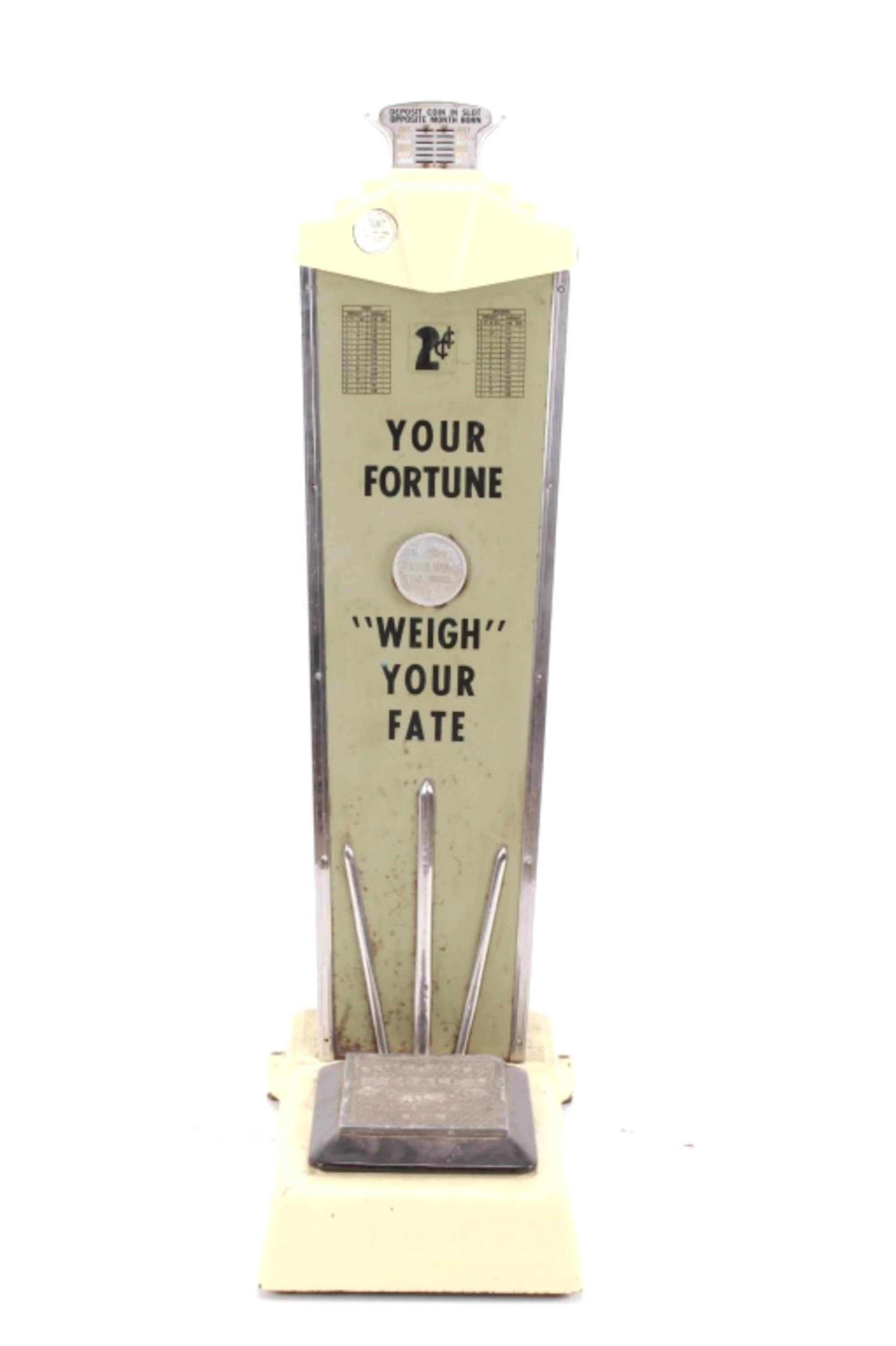 American Scale 2 Cent Penny "Your Fortune" Scale