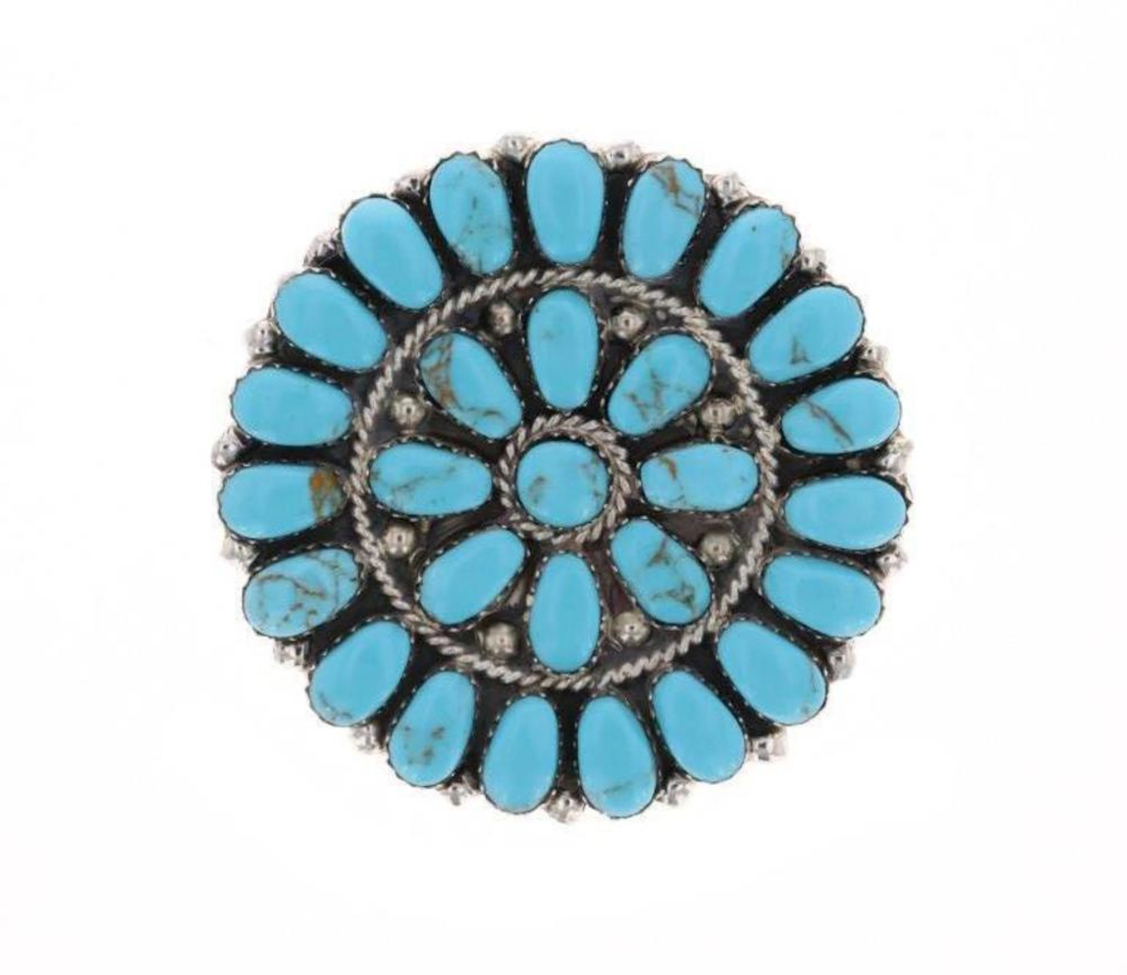 avajo J Williams Cripple Creek Turquoise Pi
