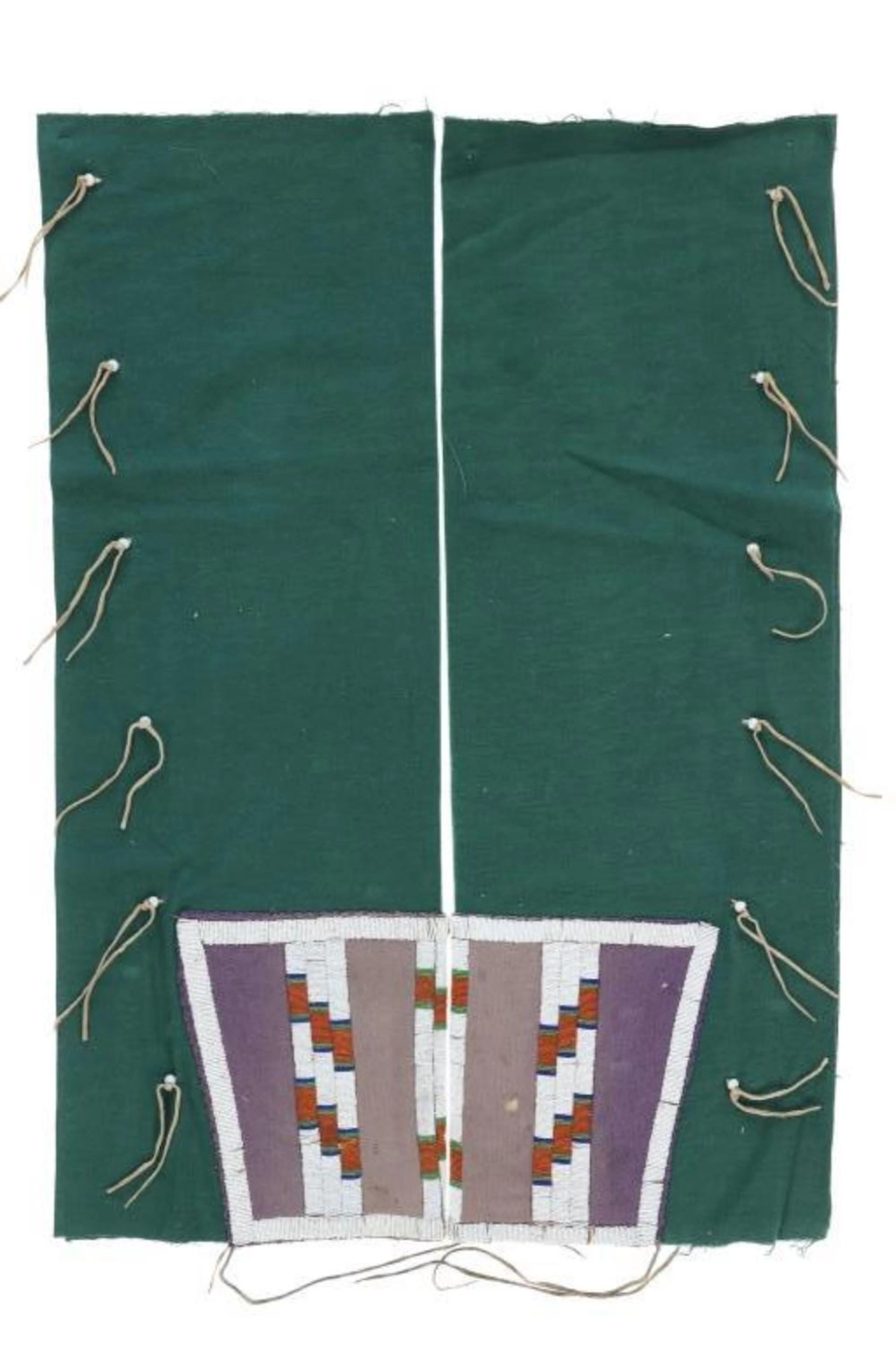19th Century Crow Beaded Men's Leggings