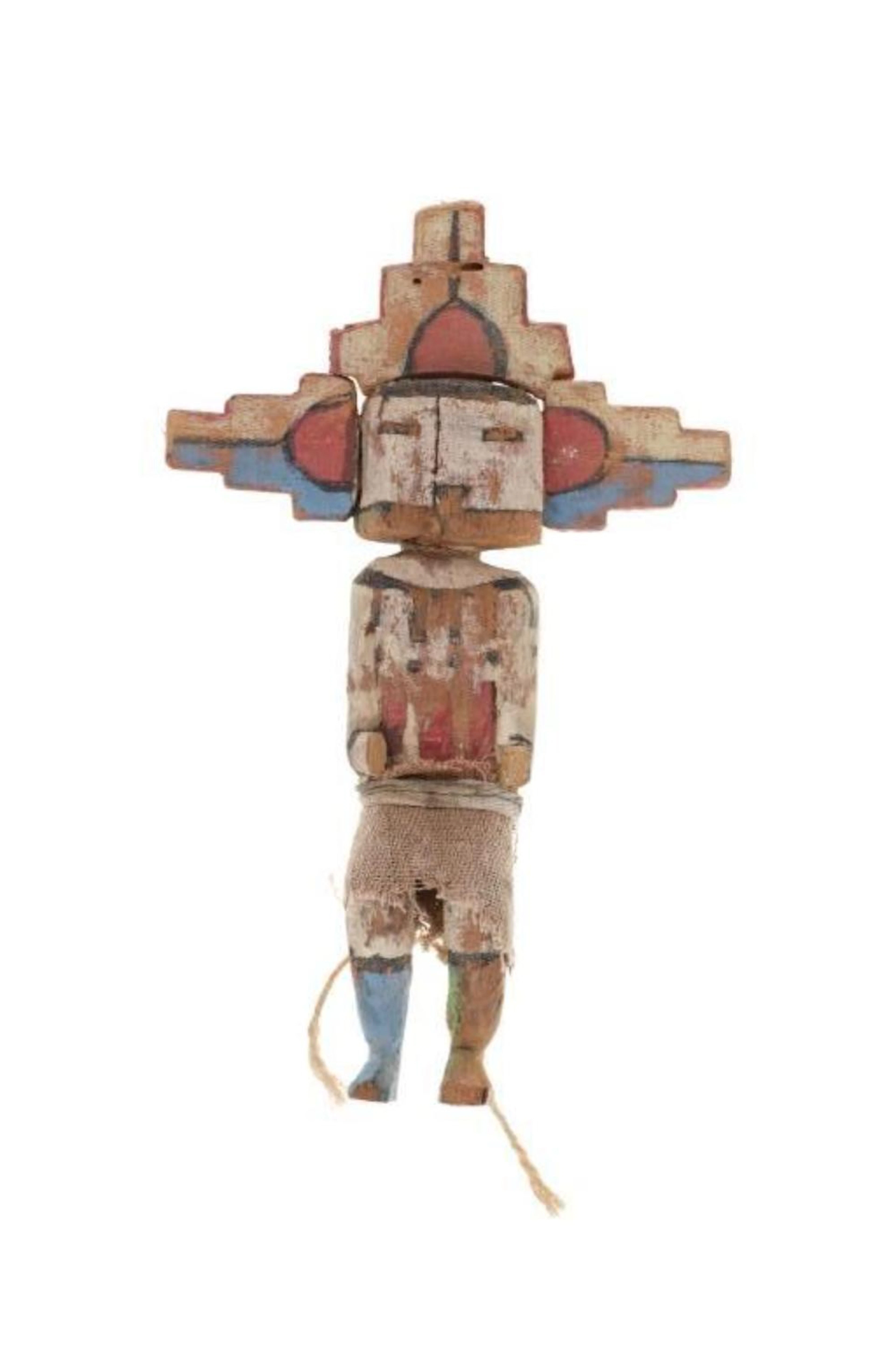 C. 1890- Hopi Cottonwood Palhik Mana Kachina Doll