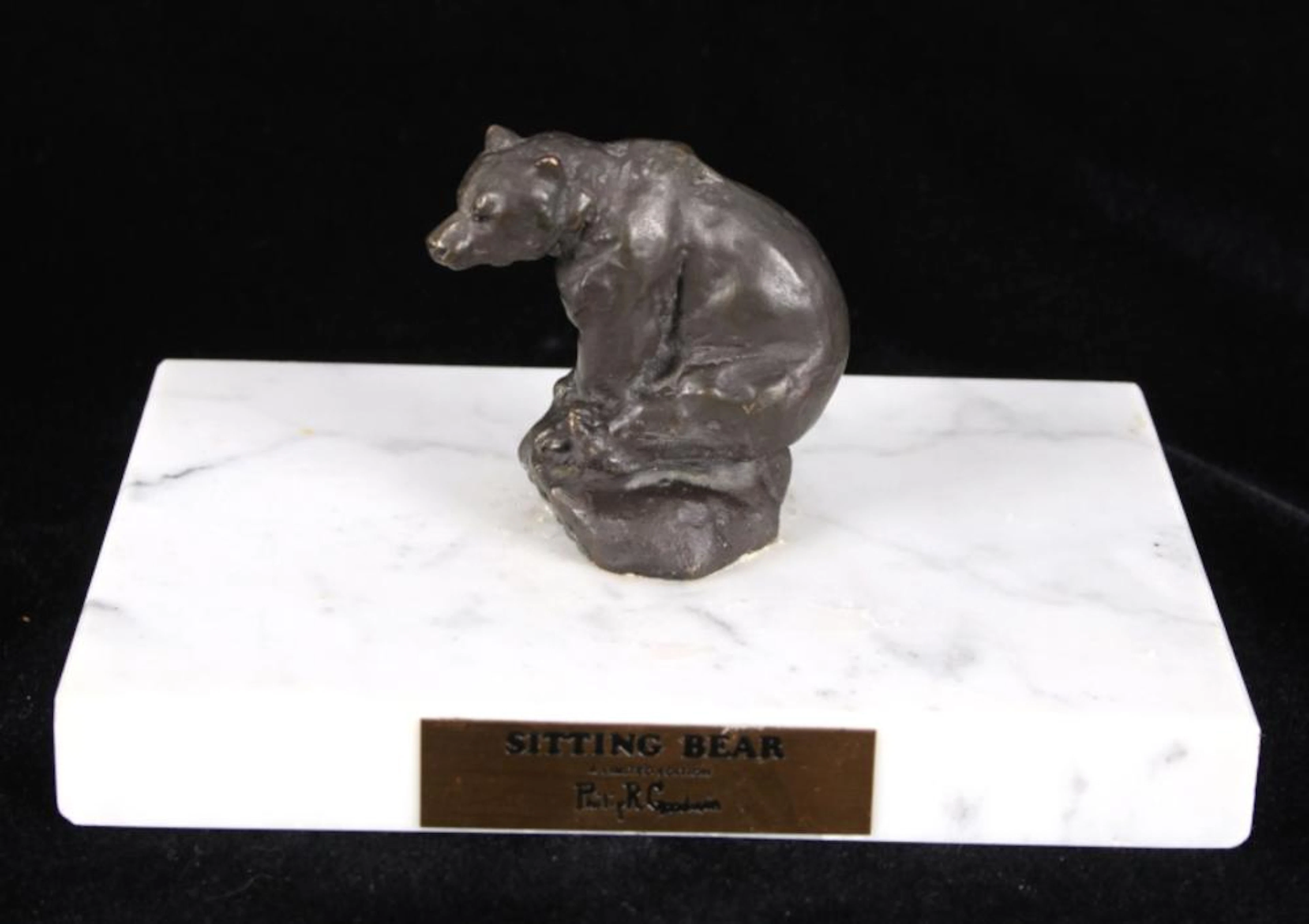 Philip R. Goodwin (1881?1935) Sitting Bear Bronze