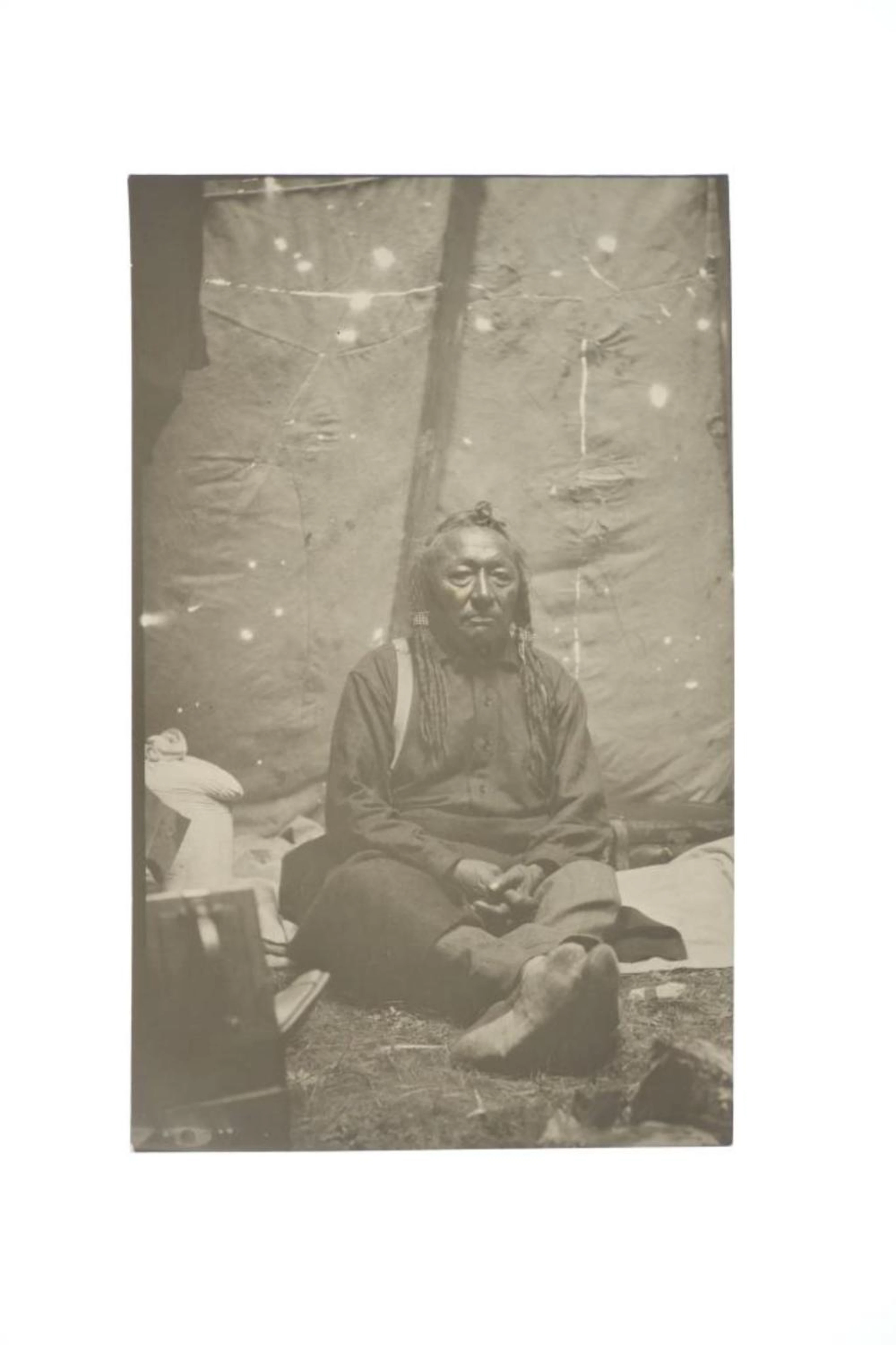 Ca. 1911 Cree Chief Little Bear Photograph