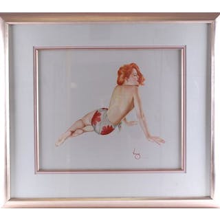 Alberto Vargas Signed Limited Edition Lithograph