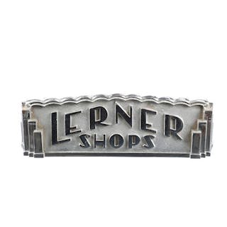 Rare Original "Lerner Shops" Sign ca. 1930-1950s