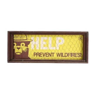 U.S. Forest Service Smokey Prevent Wildfire Sign
