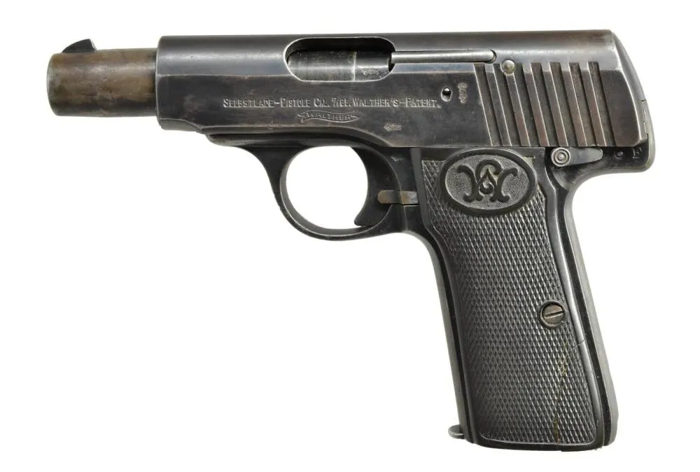 WALTHER MODEL 4 SEMI-AUTO PISTOL. | Barnebys
