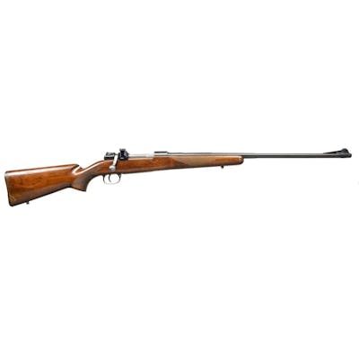 MAUSER MODEL 98 SPORTERIZED BOLT ACTION RIFLE. | Barnebys