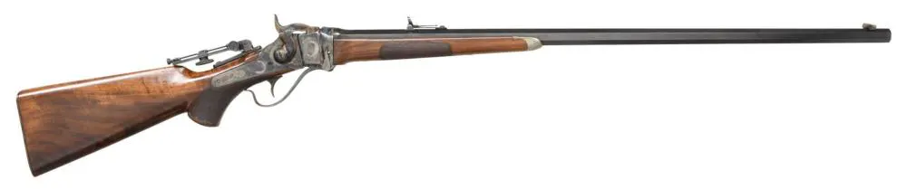 SHILOH SHARPS ENGRAVED 1874 SPORTING RIFLE. | Barnebys