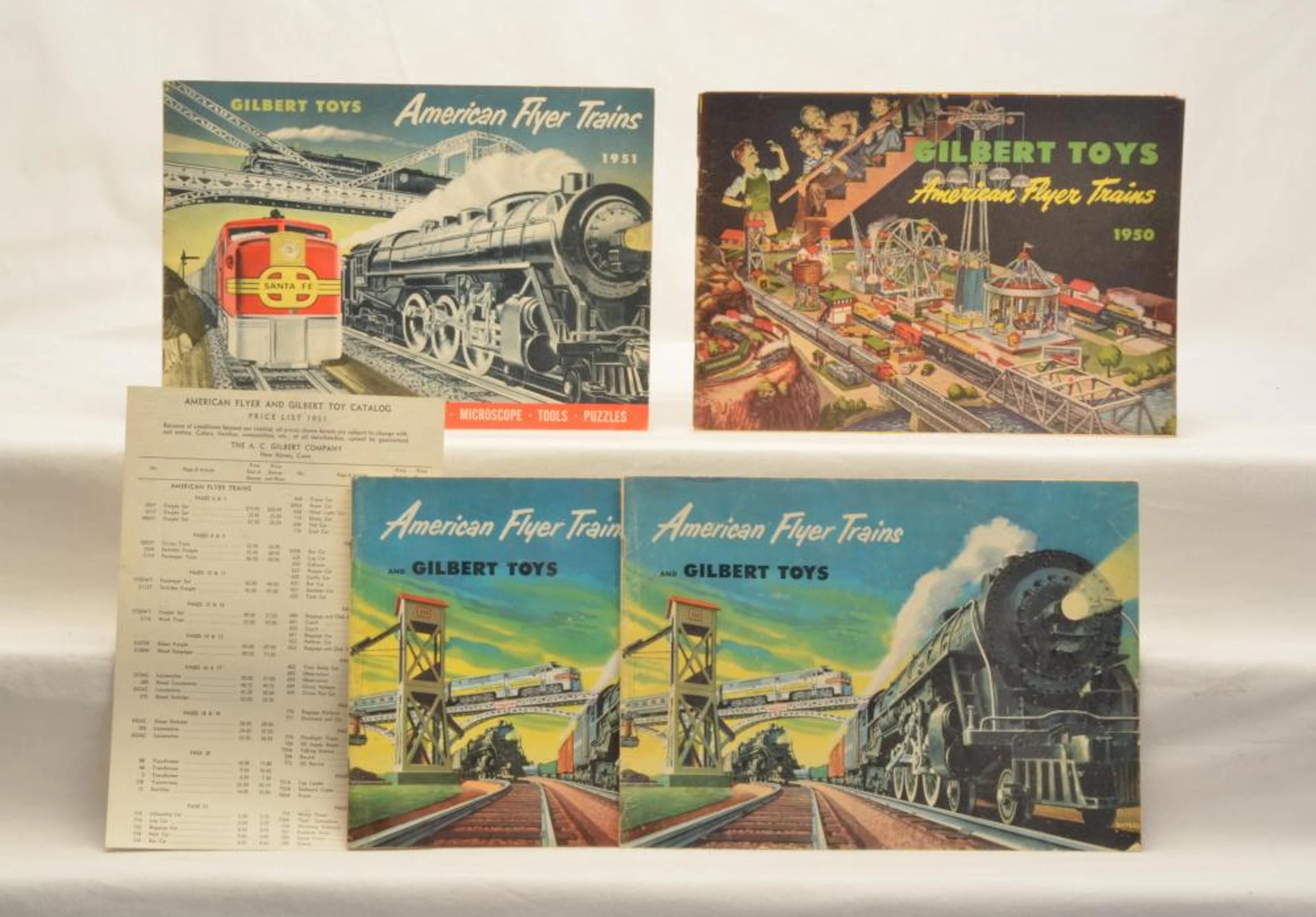 AF Consumer Catalogues D1604 from 1950 D1640 from 1951 D1677 from 1952