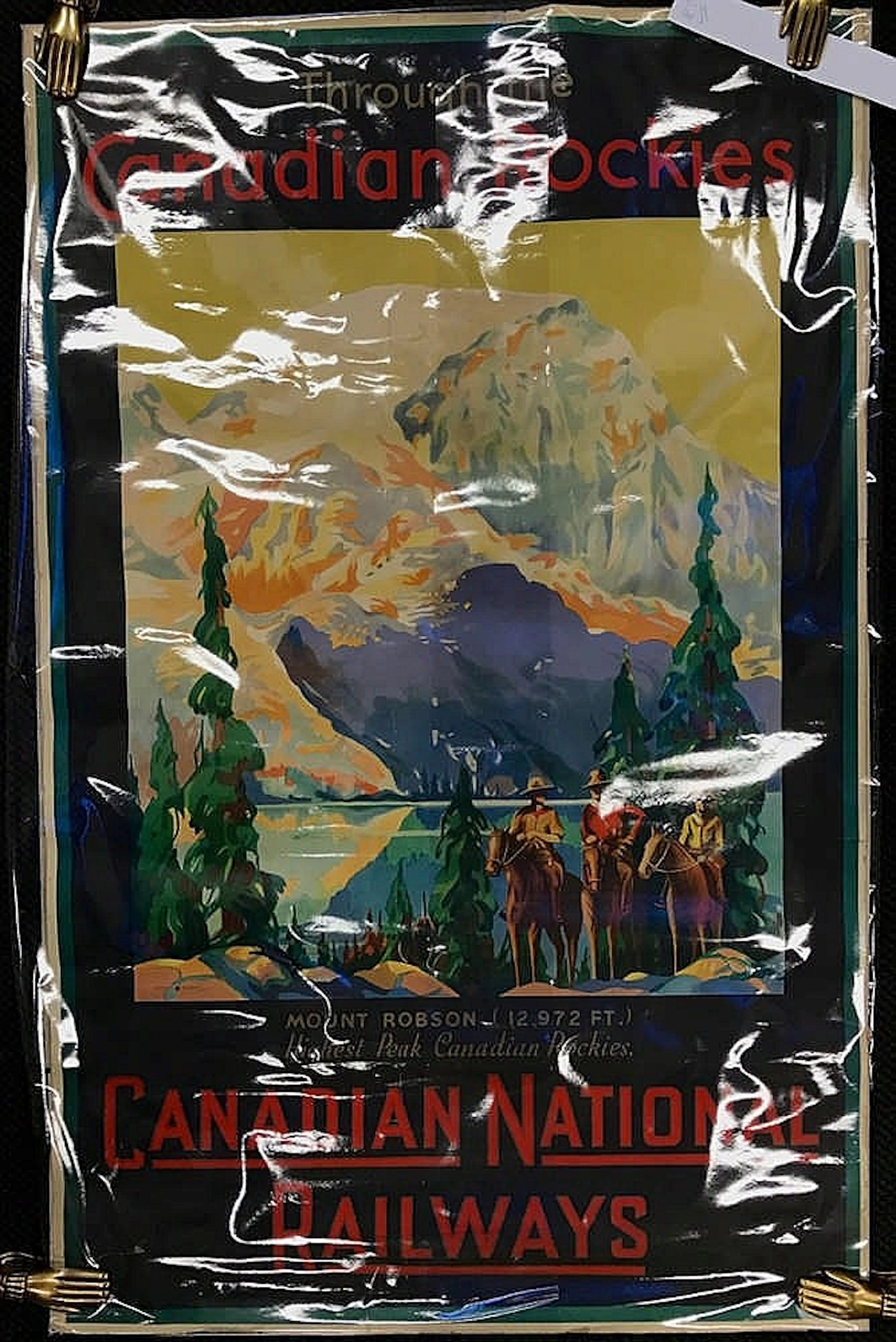 Canadian Rockies Poster 1925