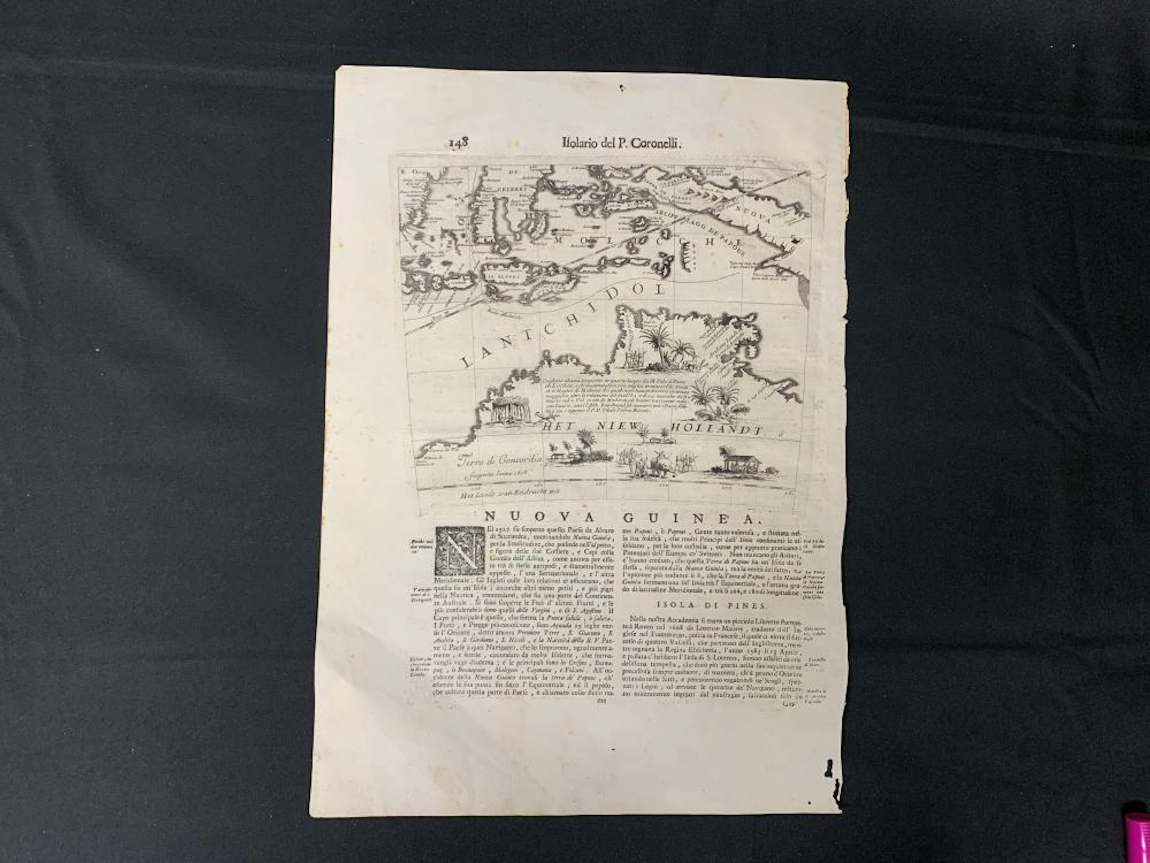 1699 MAP NEW GUINEA NORTH AUSTRALIA