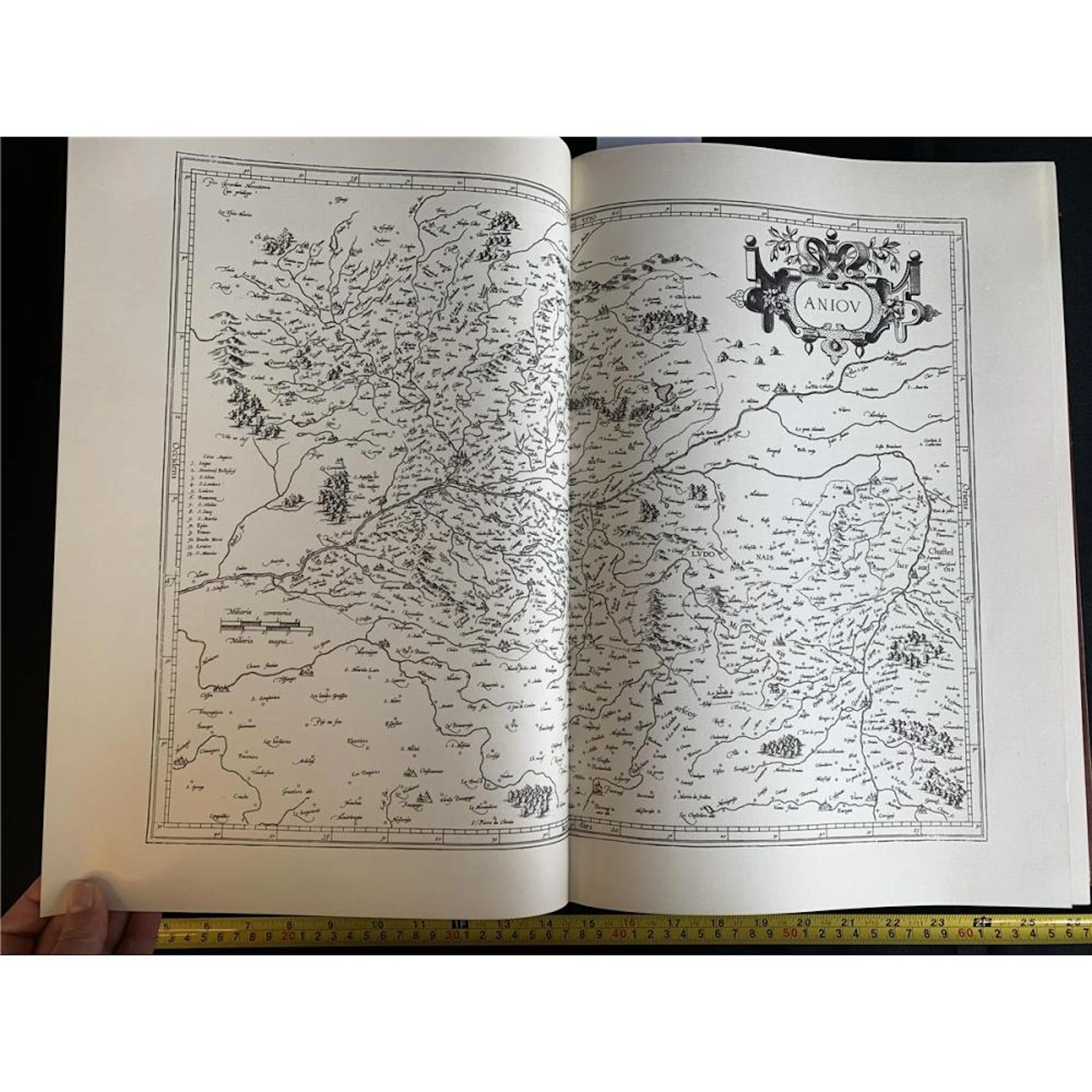 BRITISH ISLES MAP 1595