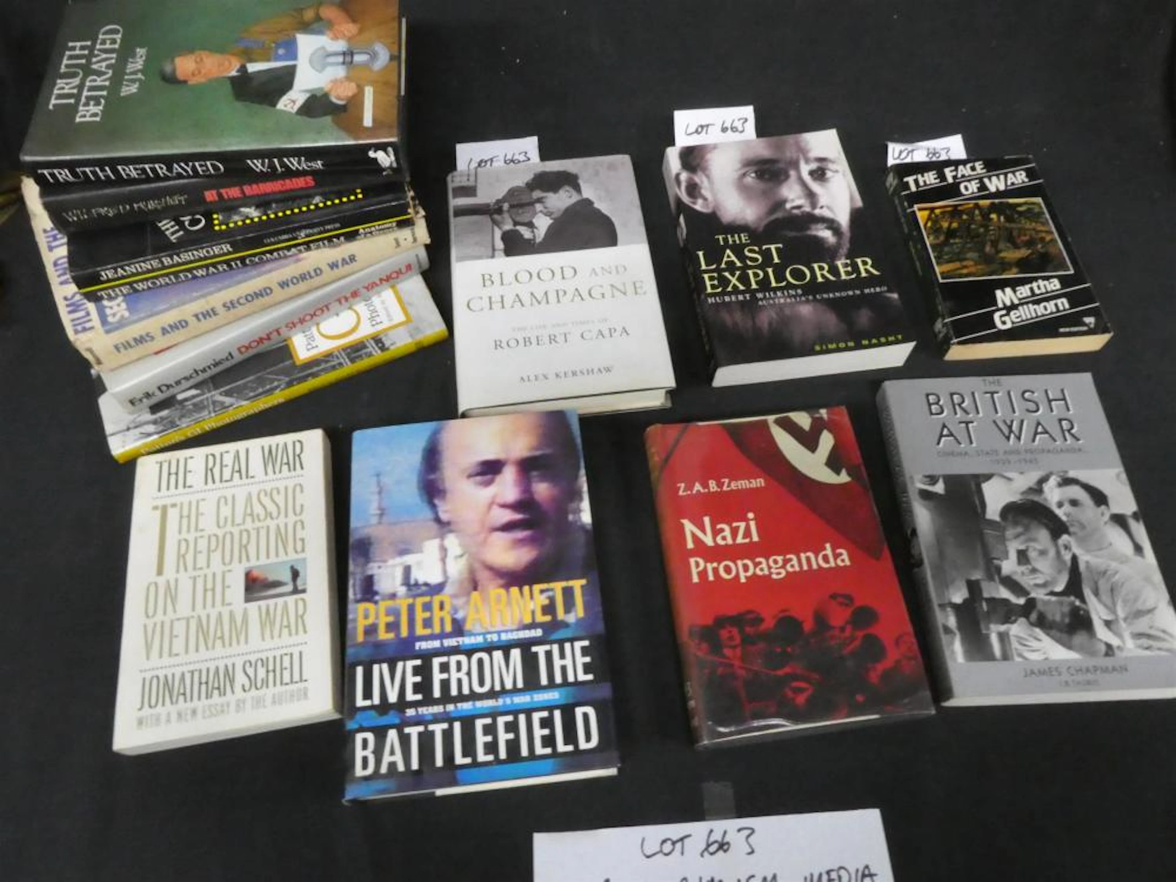 WAR WRITING, PHOTOGRAPHY AND JOURNALISM