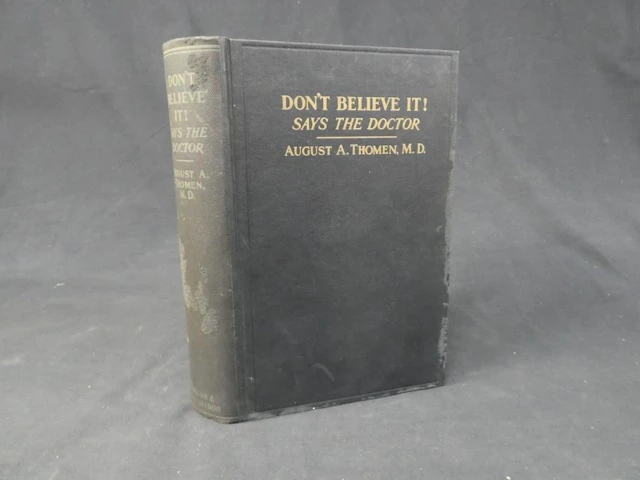 MEDICAL MISINFORMATION 1936 ANR