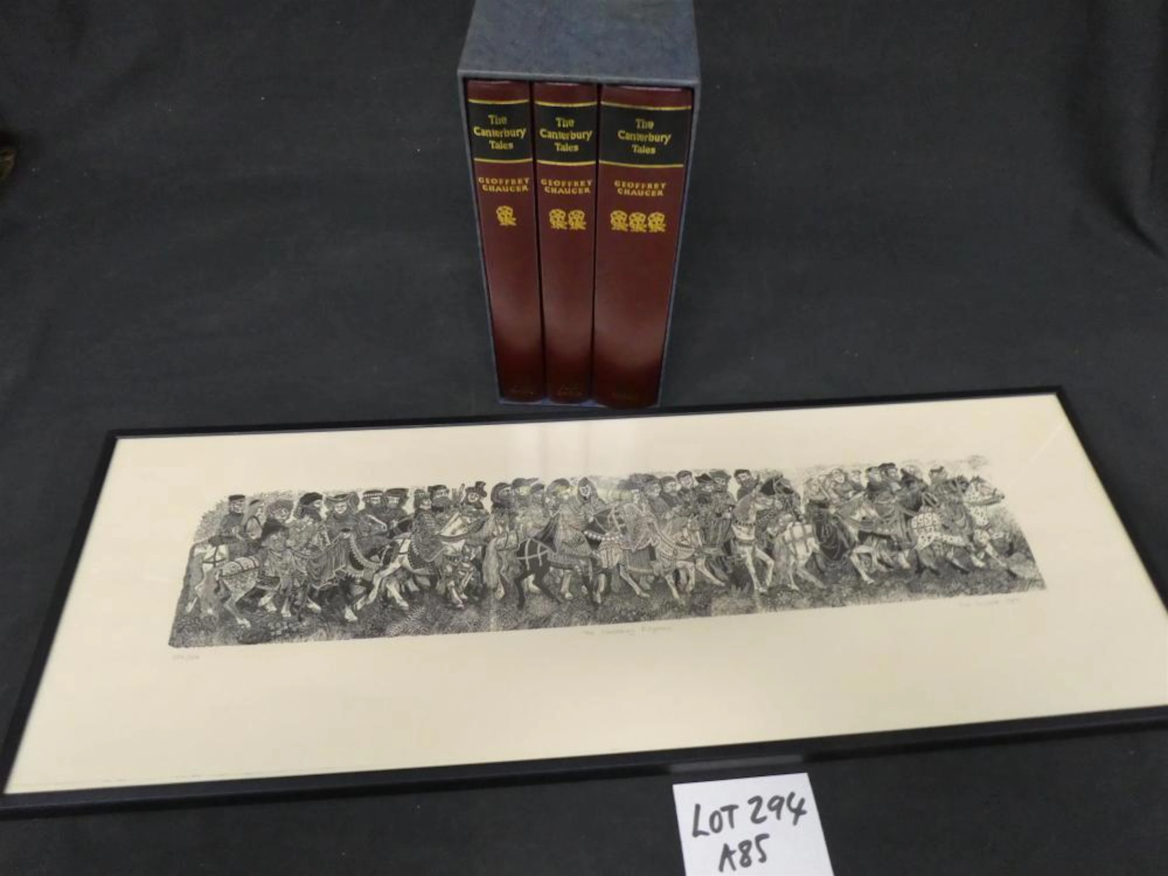 FOLIO SOCIETY WAYZGOOSE SCULLARD CANTERBURY'S TALES