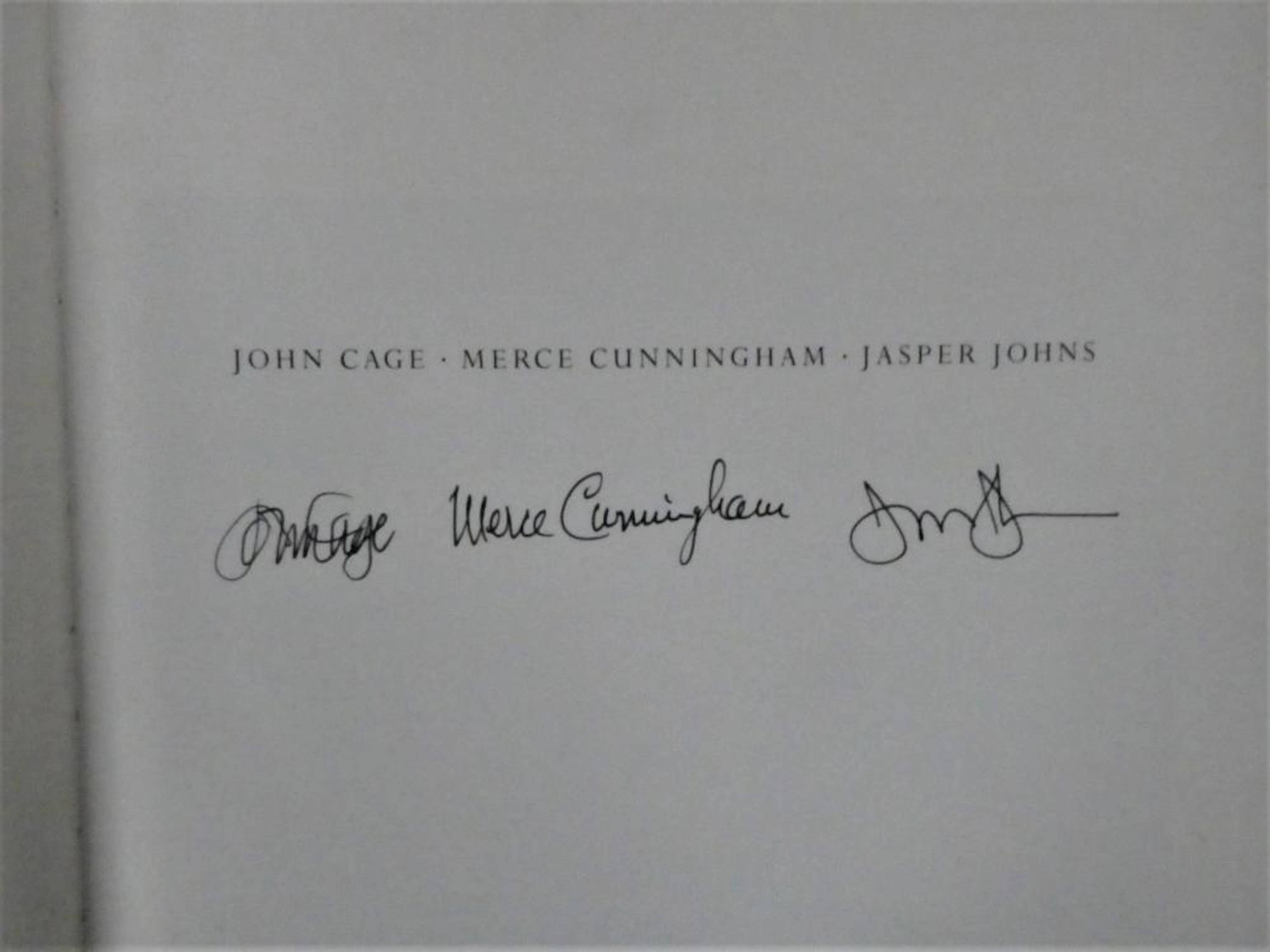 Jasper Johns Limited Signed Cunningham Cage