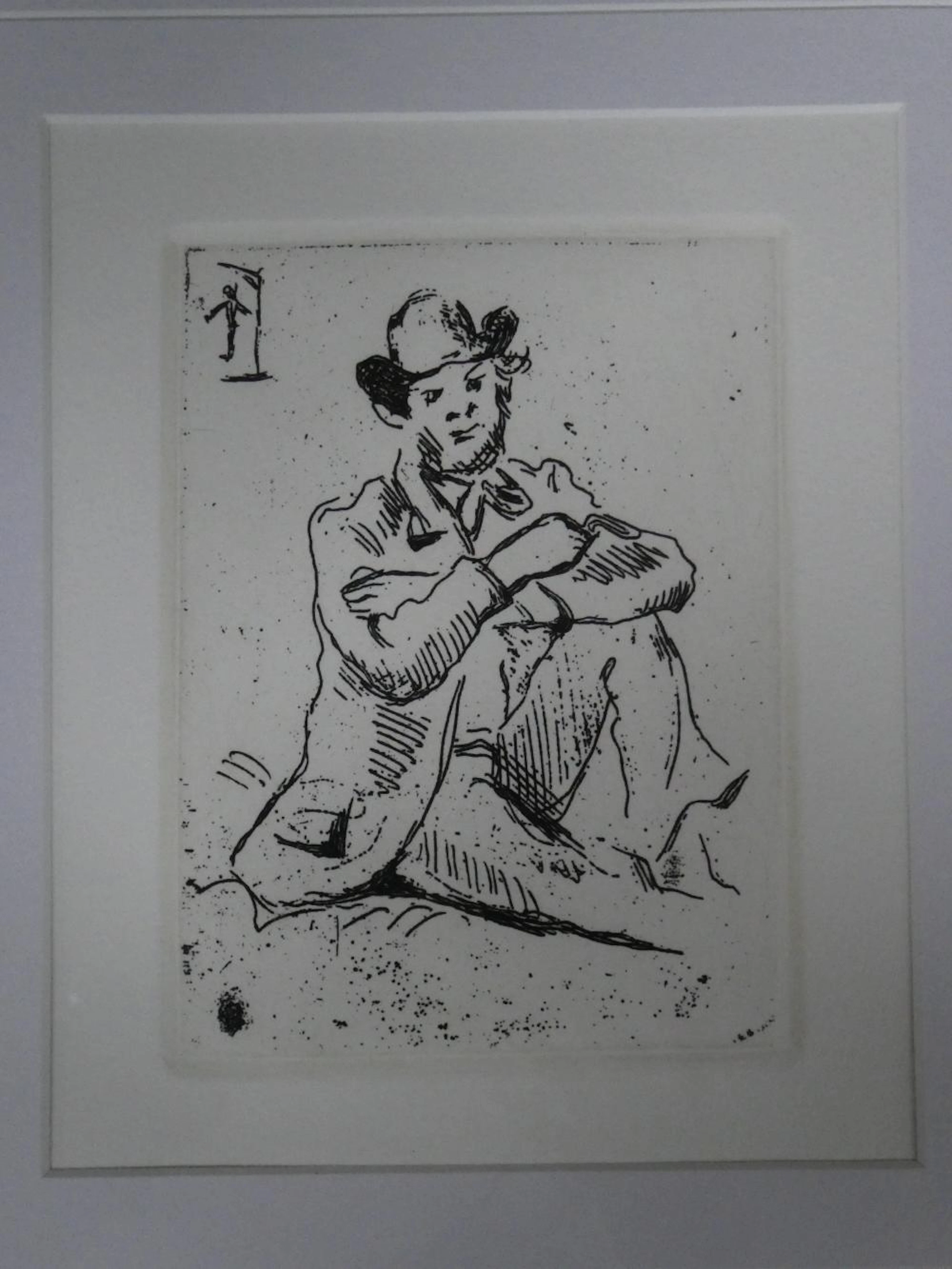 Paul Cezanne Etching of Arnand Guillaumi