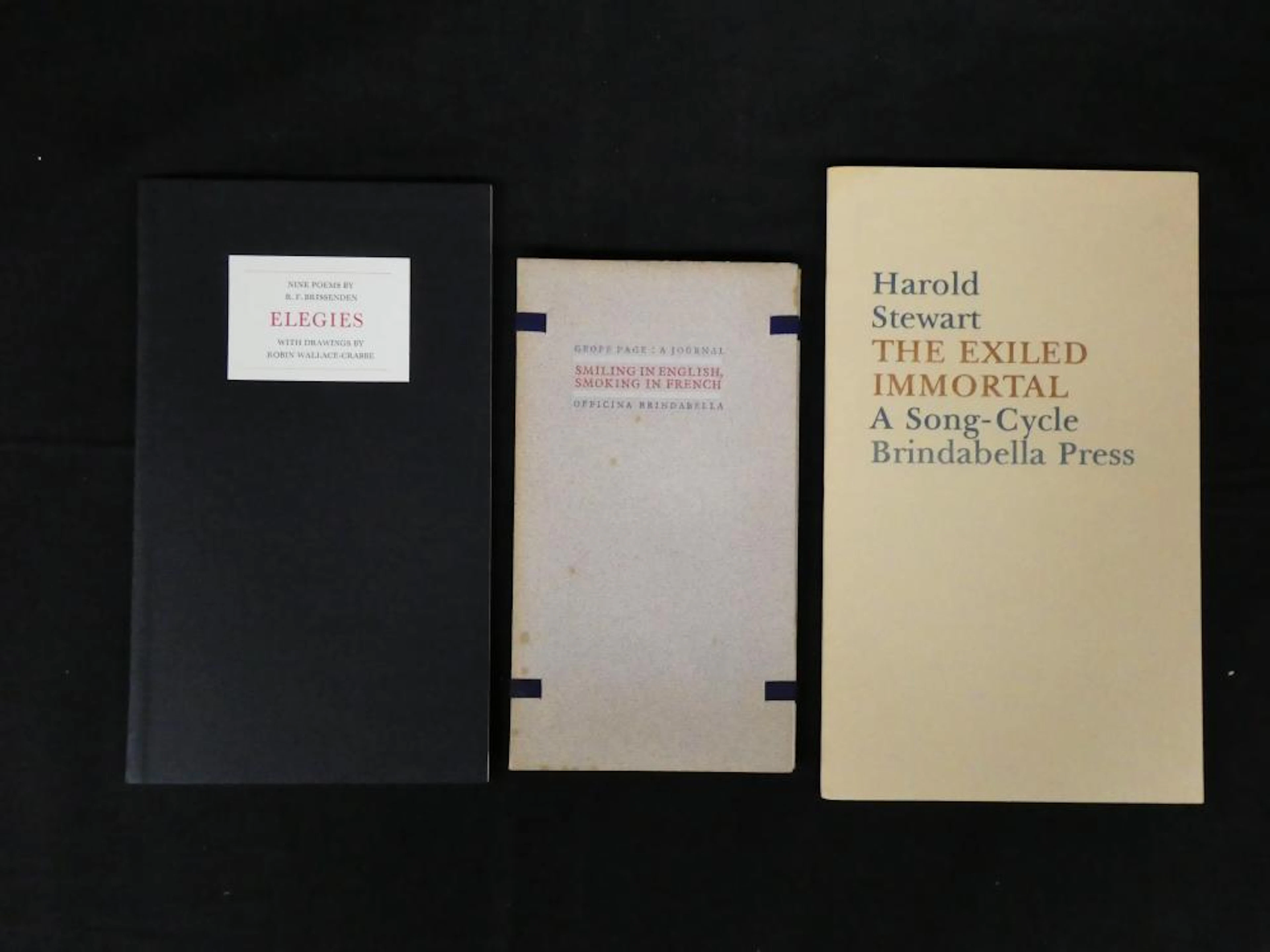 Brindabella Press x 3