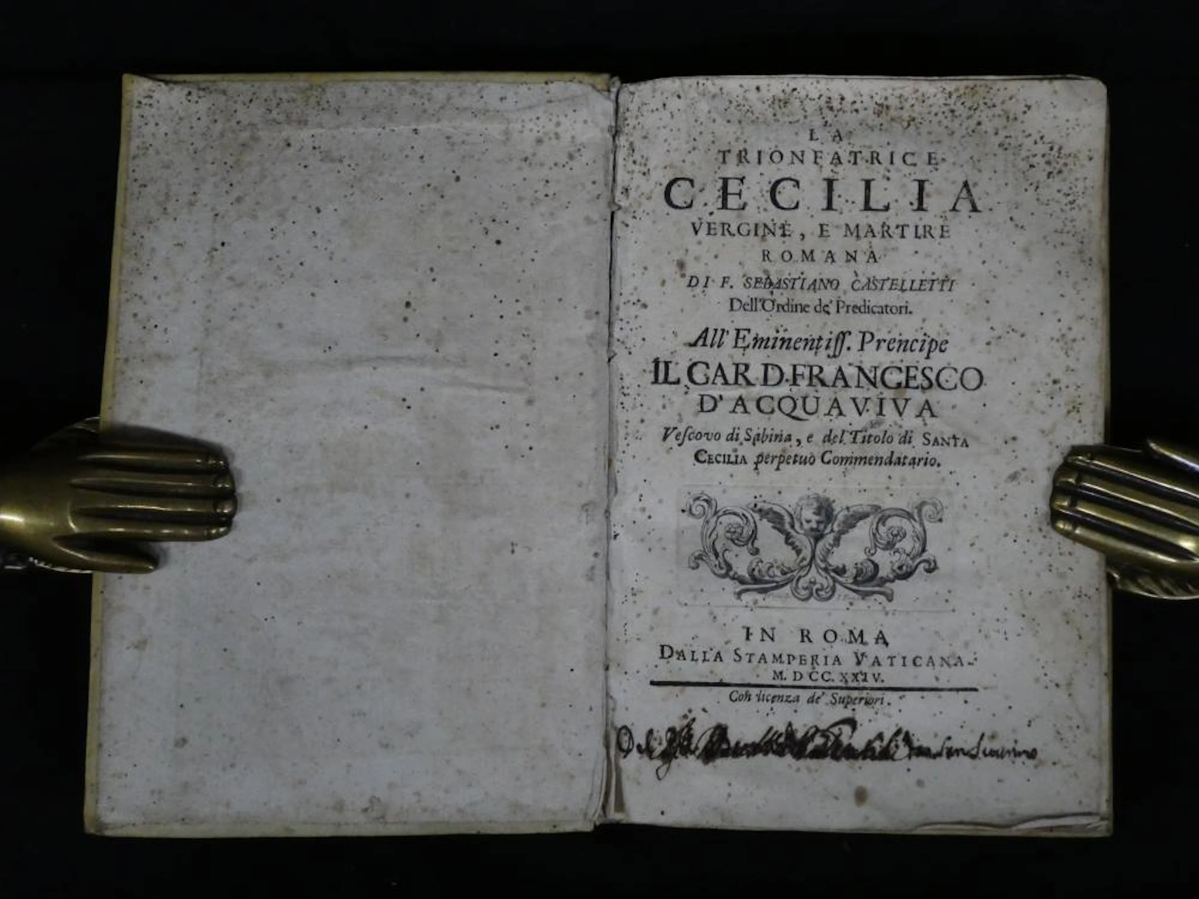 1724 Vellum Italian Religio