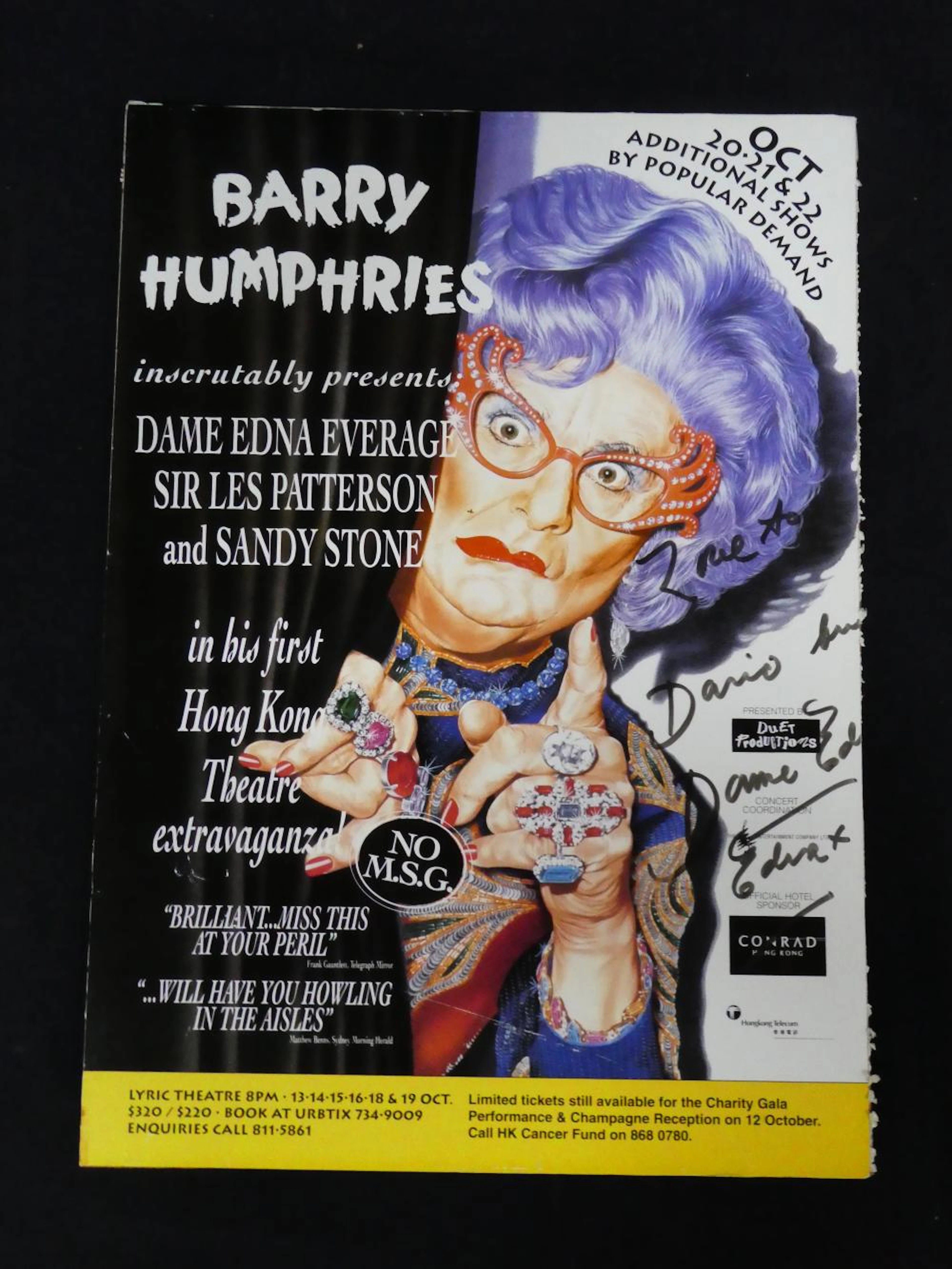 Barry Humphries Dame Edna Everidge