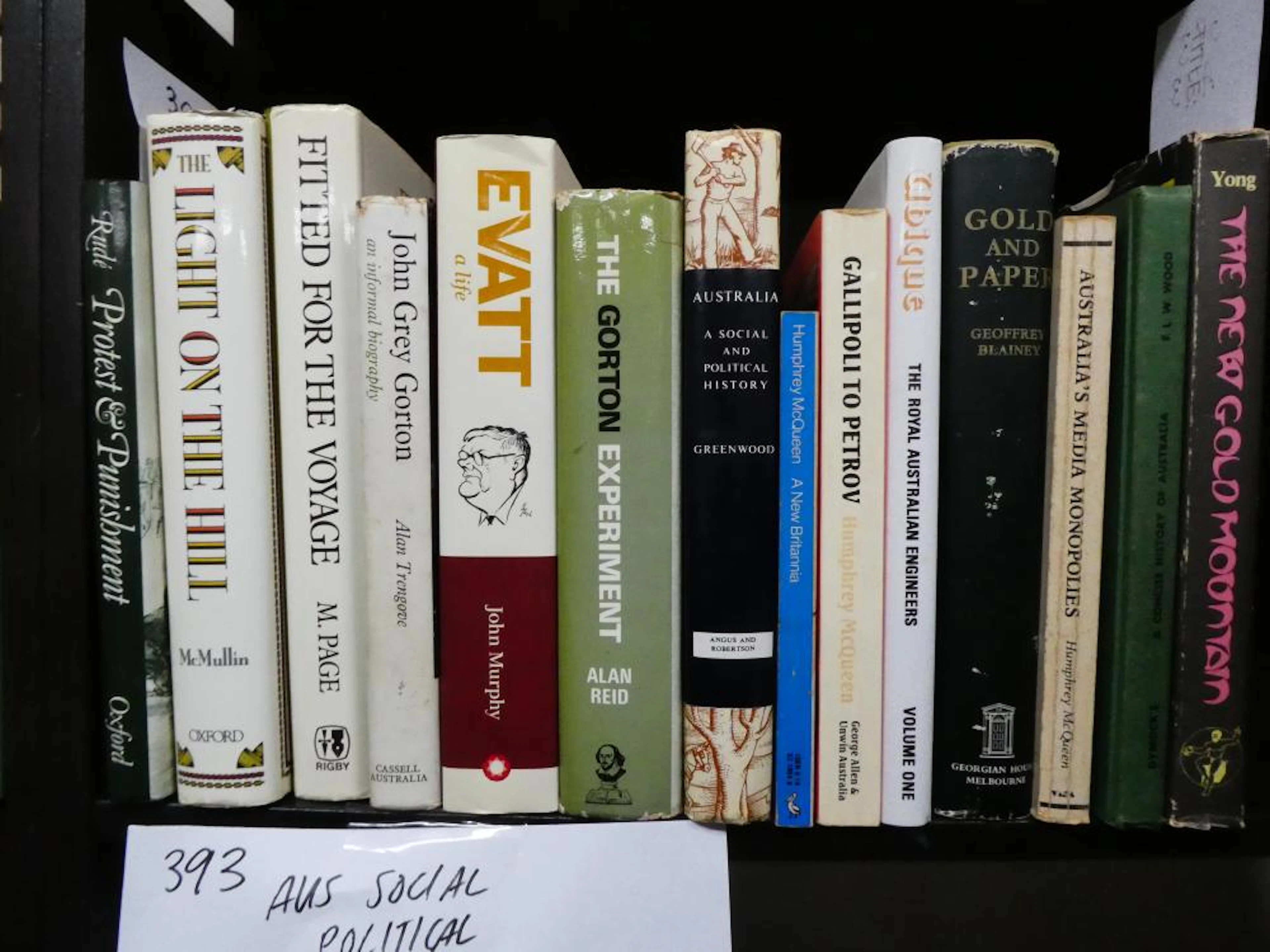 Australian Social and Political History