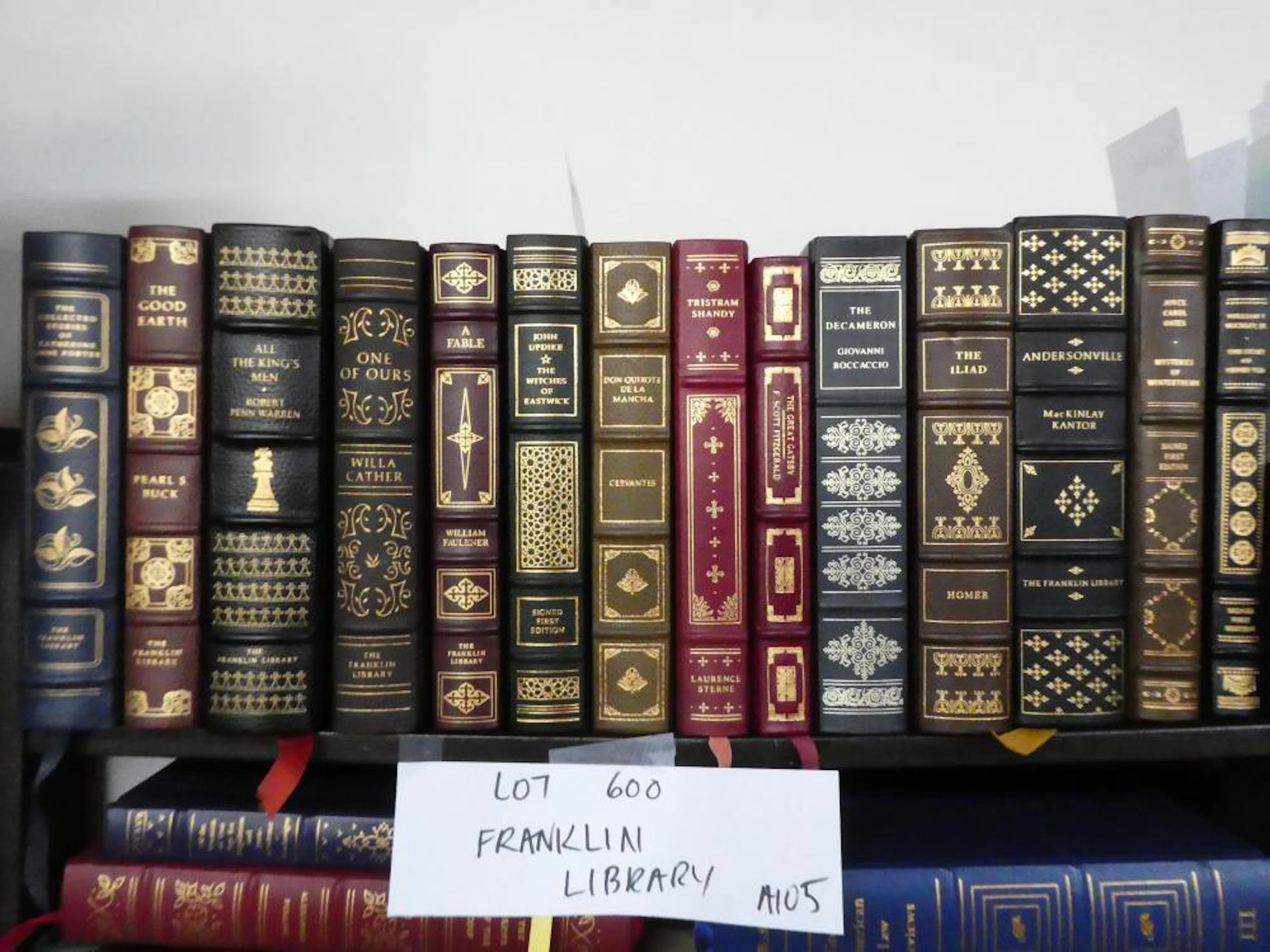 Franklin Library Classic Fiction 3 signed by authors