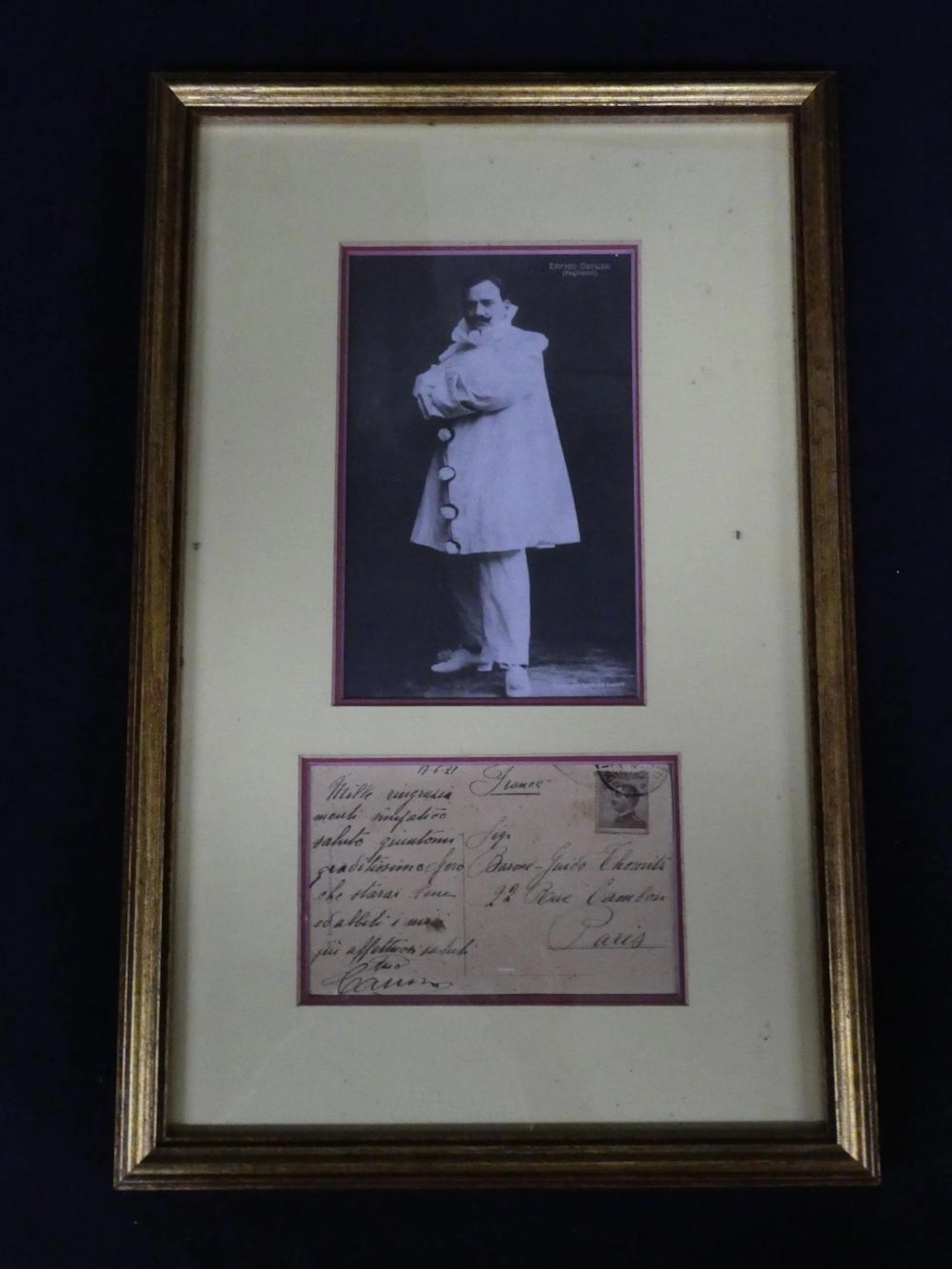 Enrico Caruso Signed Opera