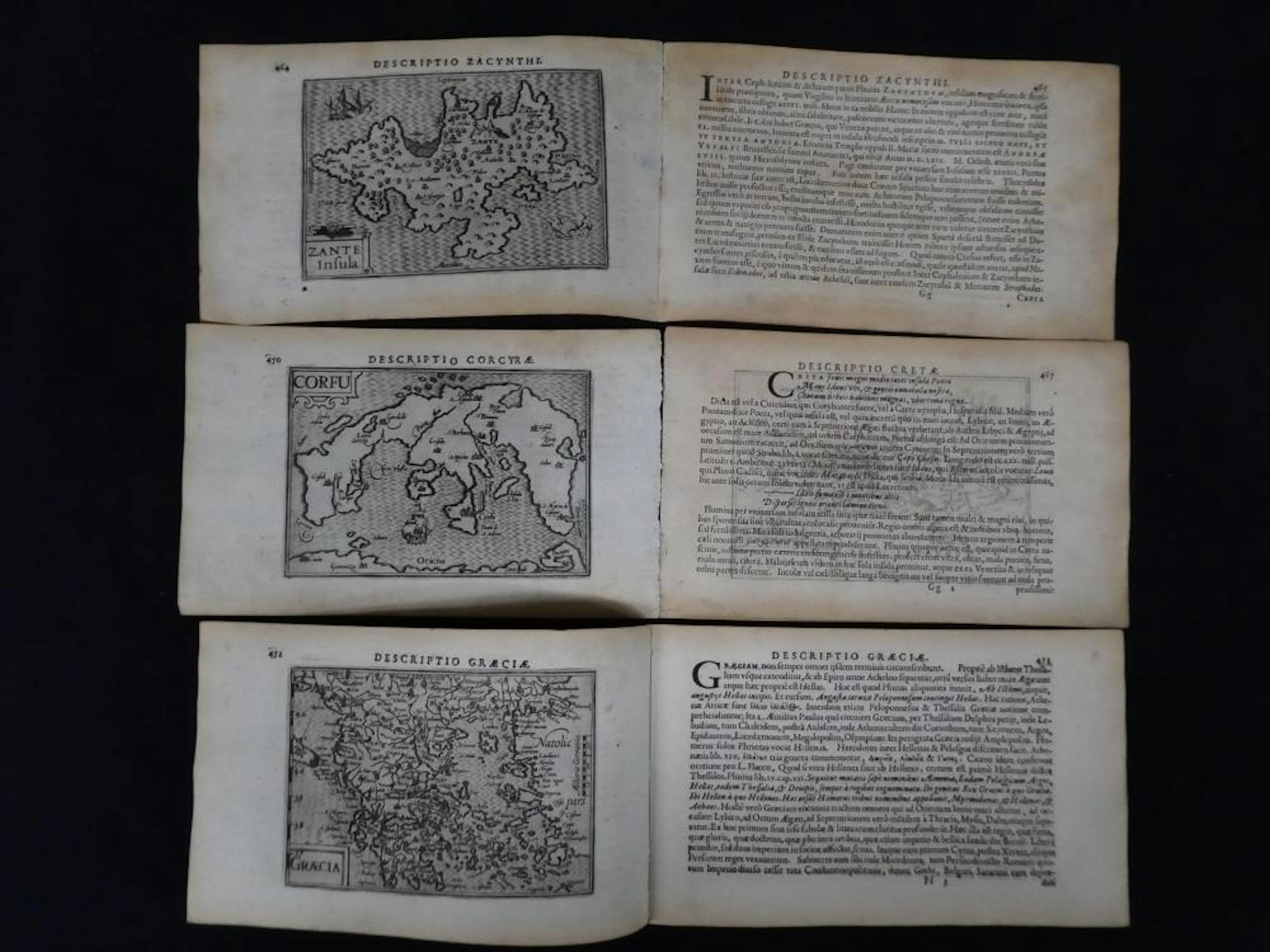 Miniature Mediterranean Maps c1649