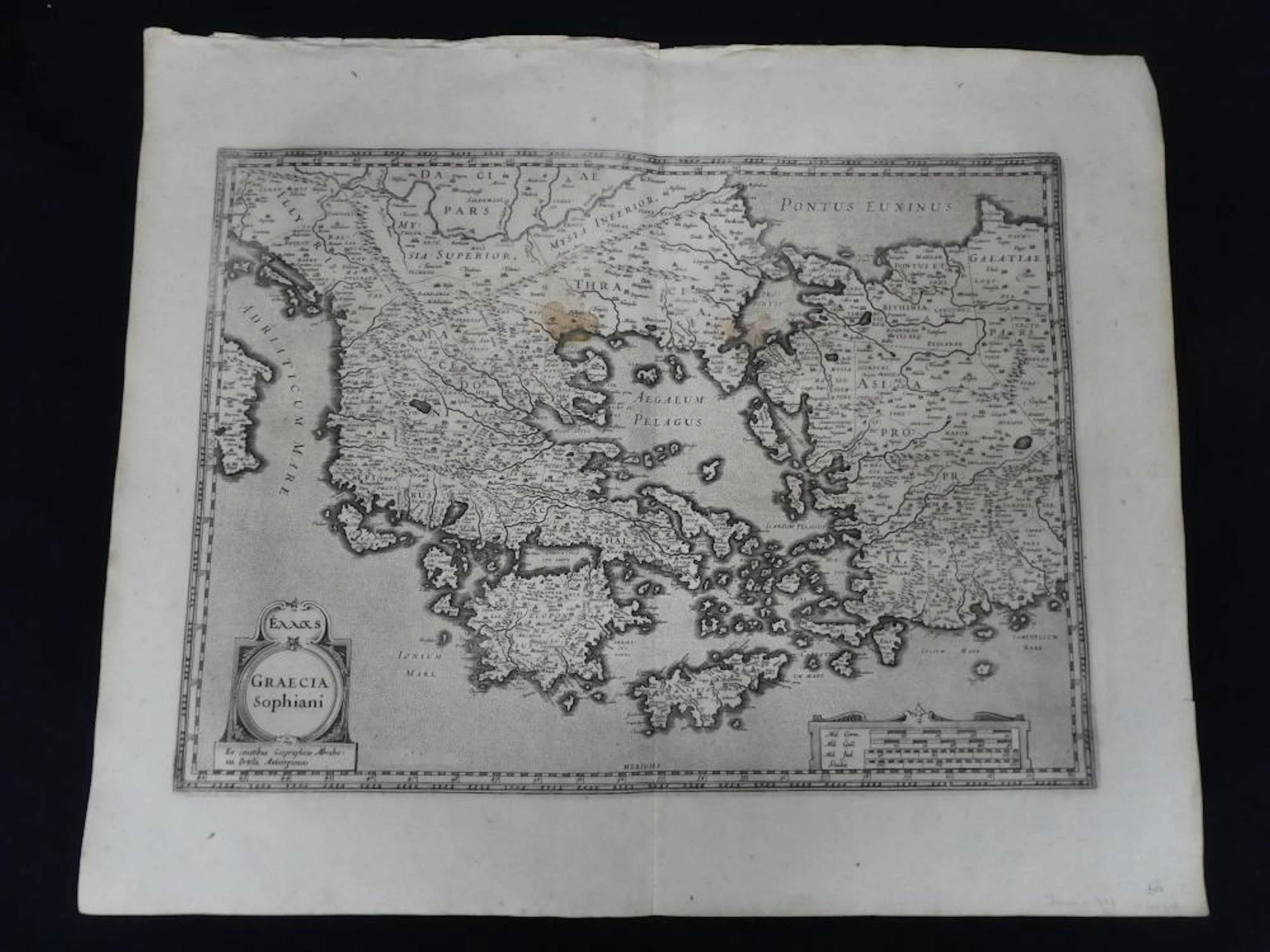 Mercator Graecia Map c1638