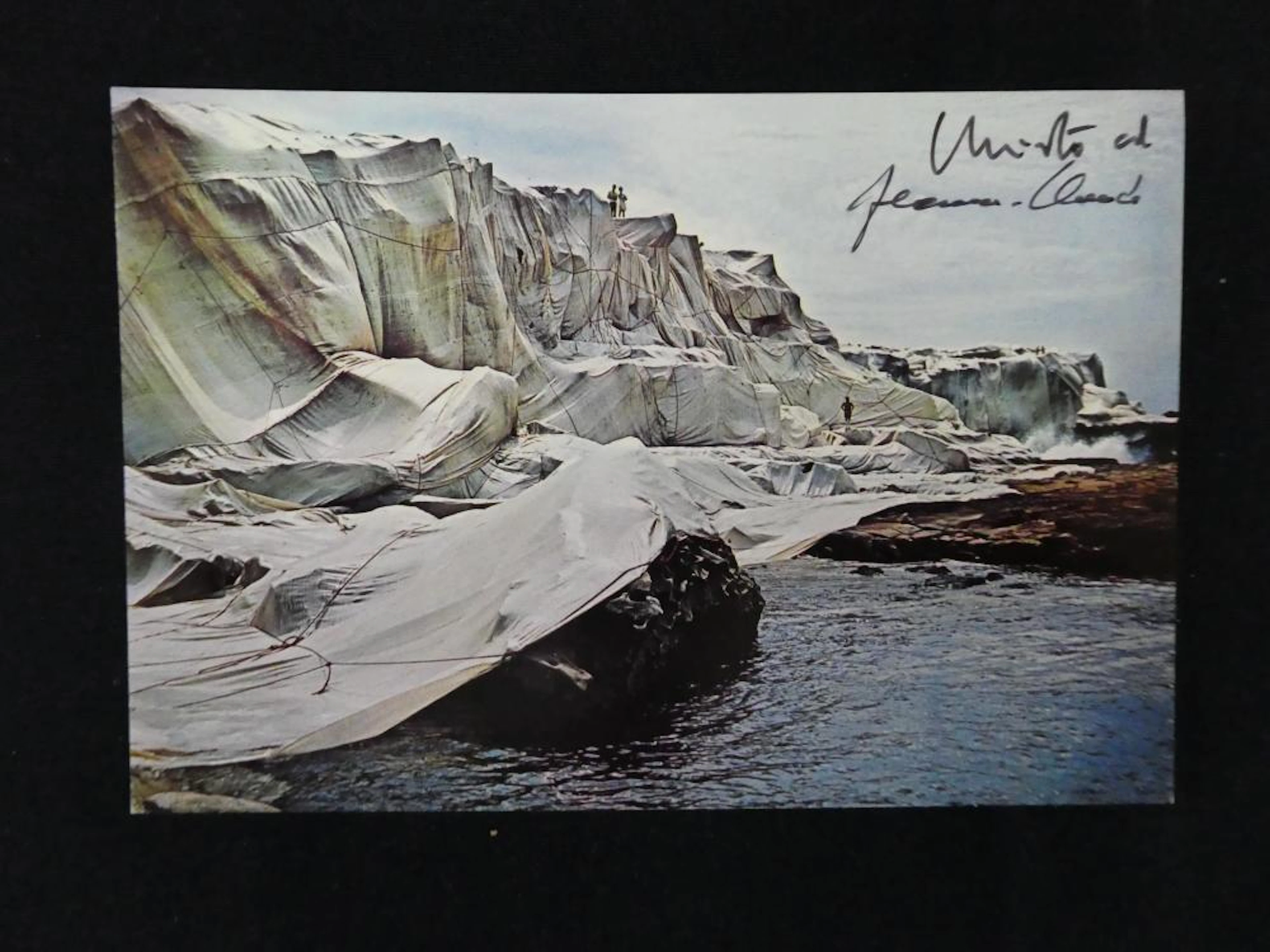 Little Bay Australia: Signed Christo+ Jeanne-Claude Postcard