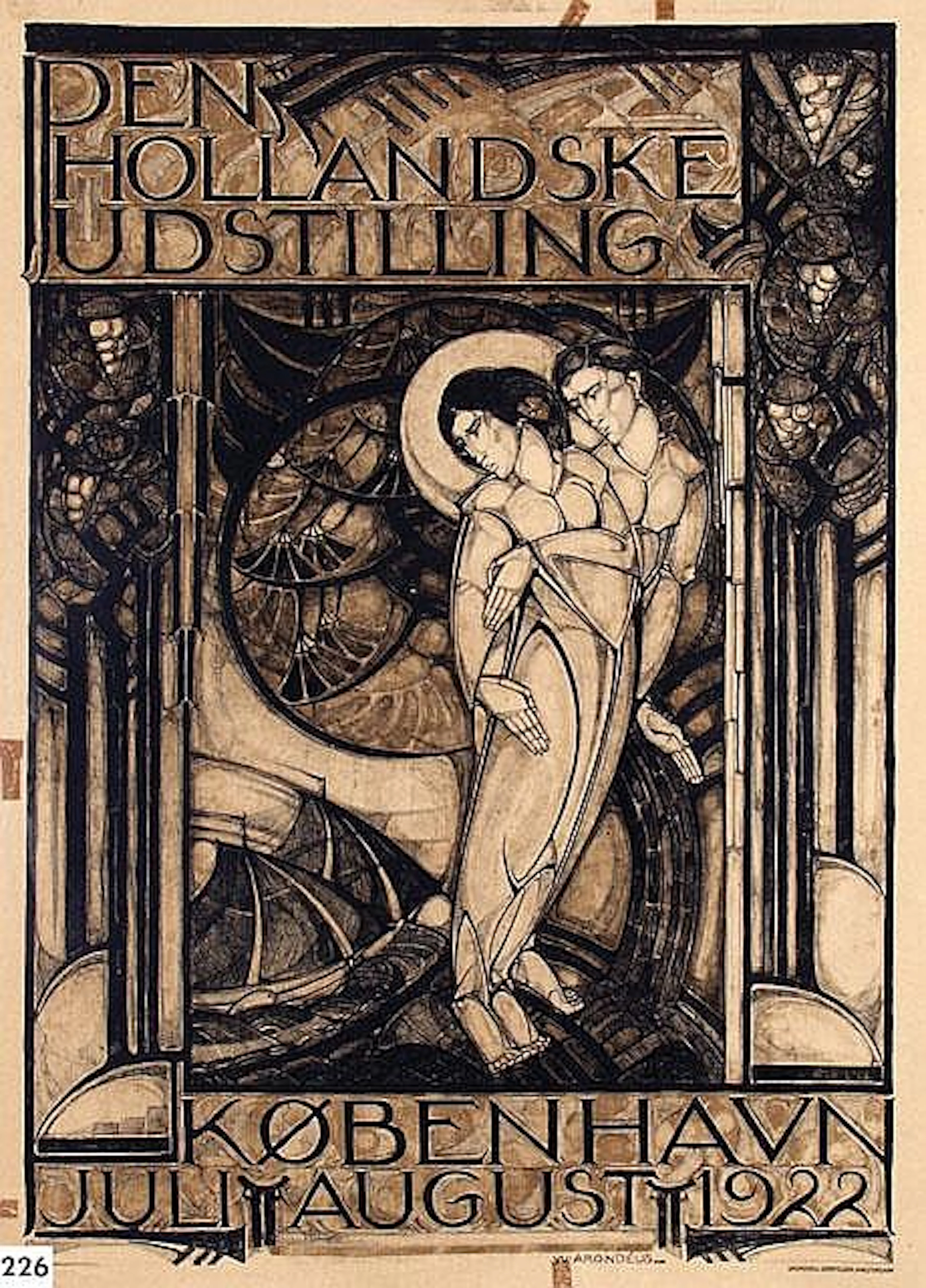 Poster by Willem J.C. Arondéus - Den Hollandske Udstilling Kobenhavn