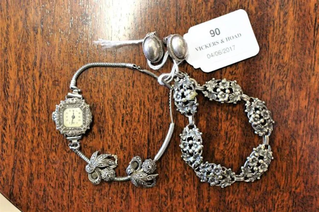 Vintage Ladies Marcasite watch