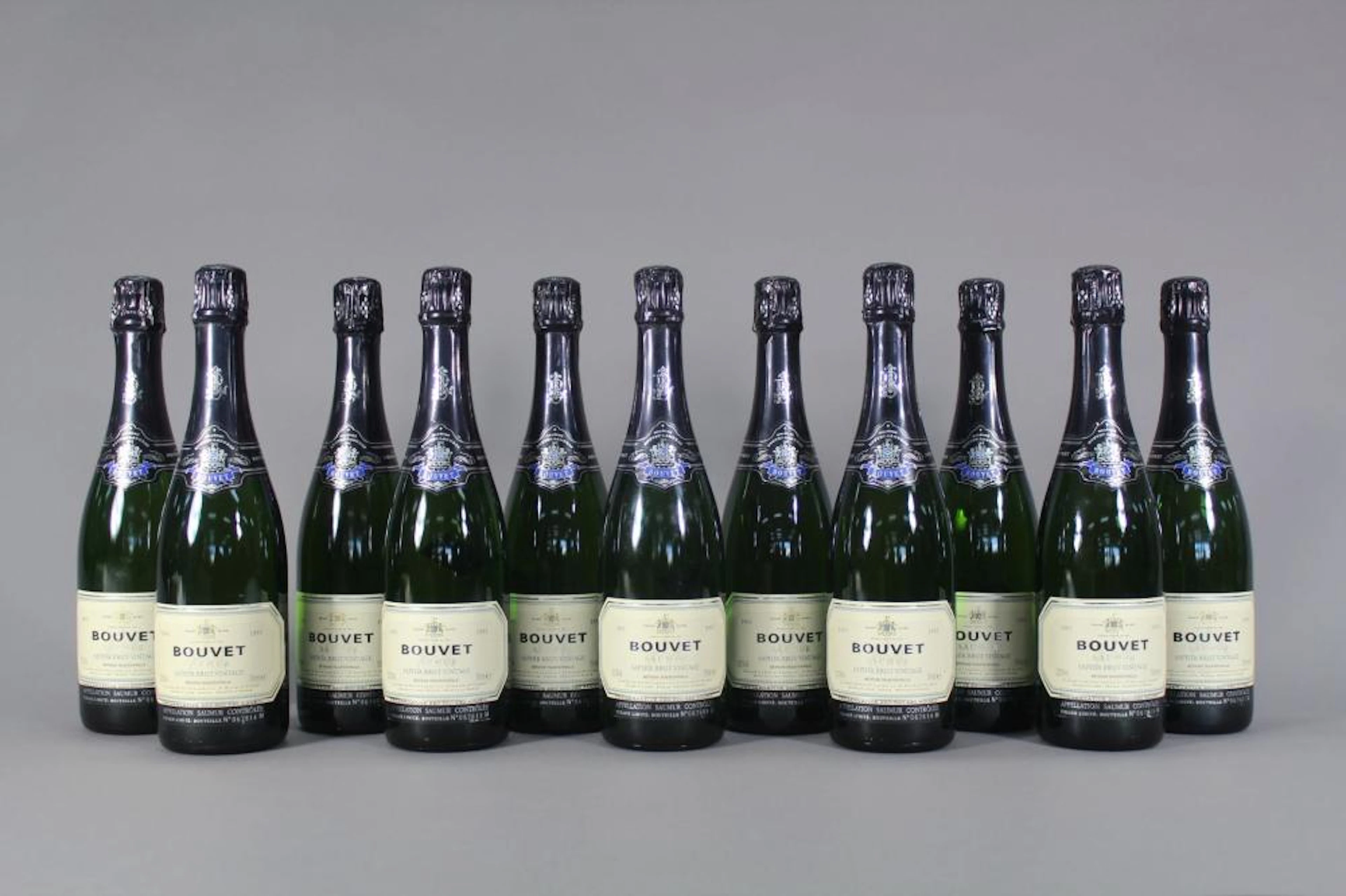 Eleven bottles of Bouvet Saumur Saphir Brut Vintage 1995 (11)