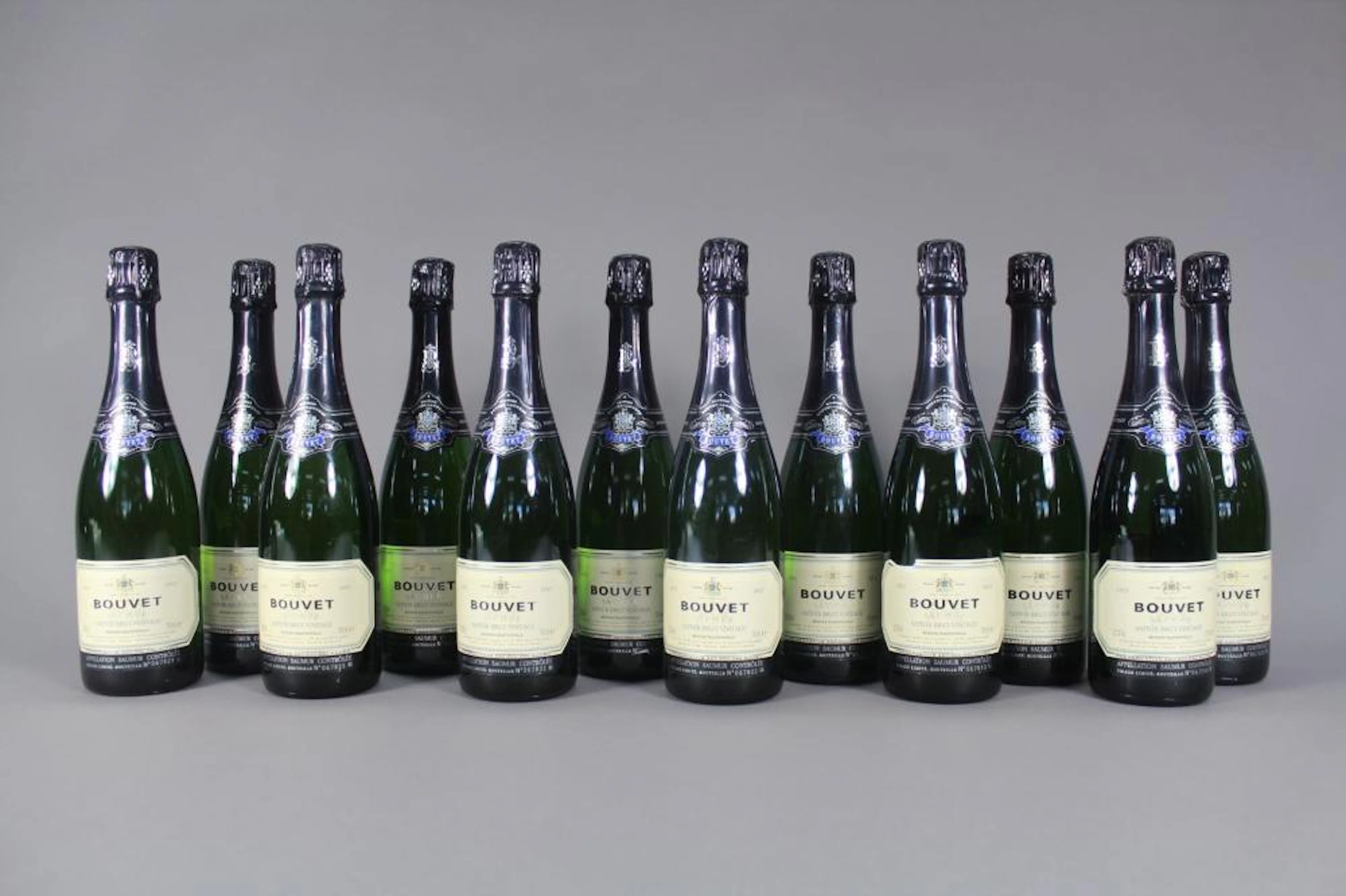 Twelve bottles of Bouvet Saumur Saphir Brut Vintage 1995 (12)