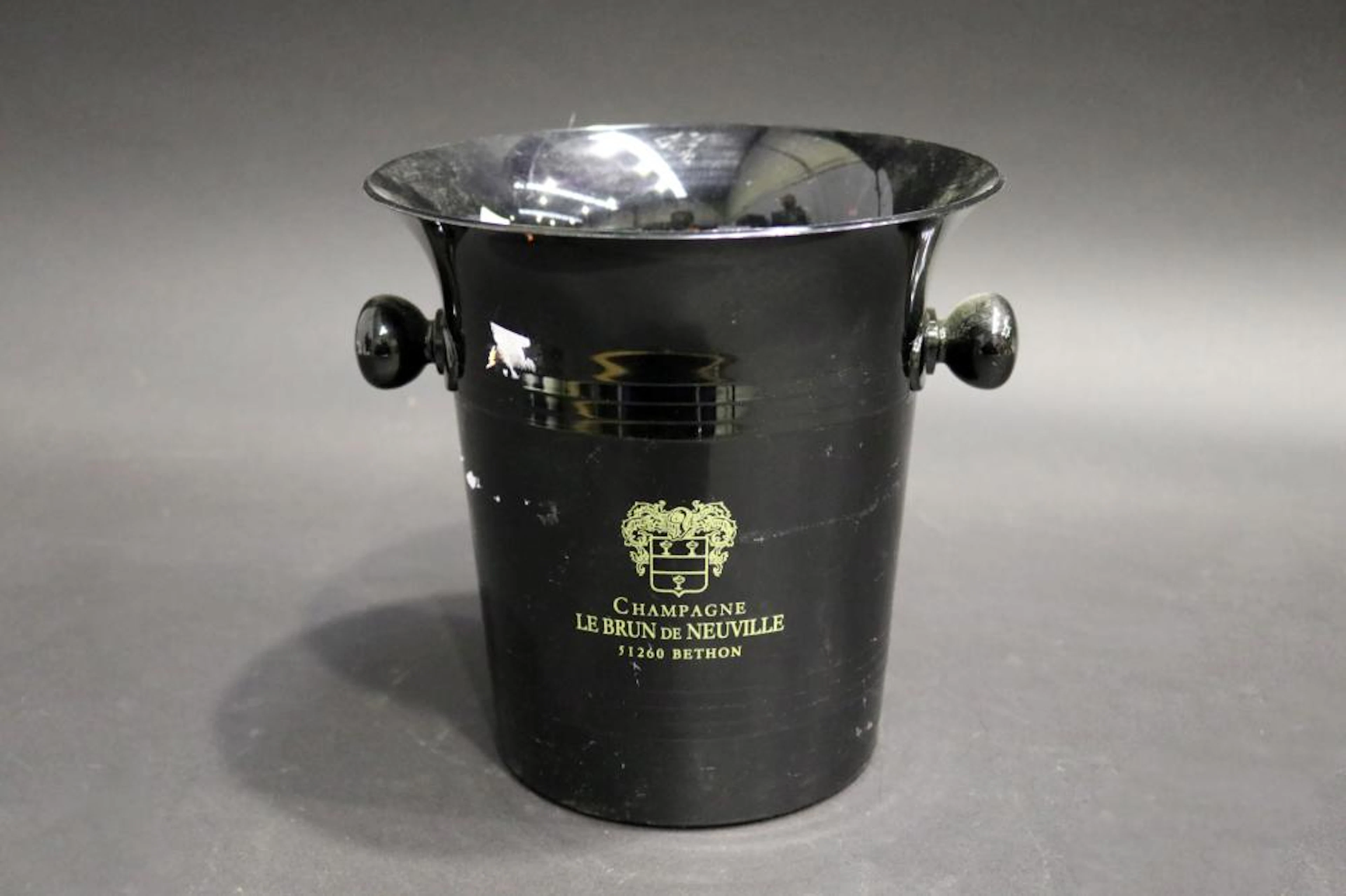 Le Brun De Neuville champagne bucket, approx 21cm H x 21cm Dia