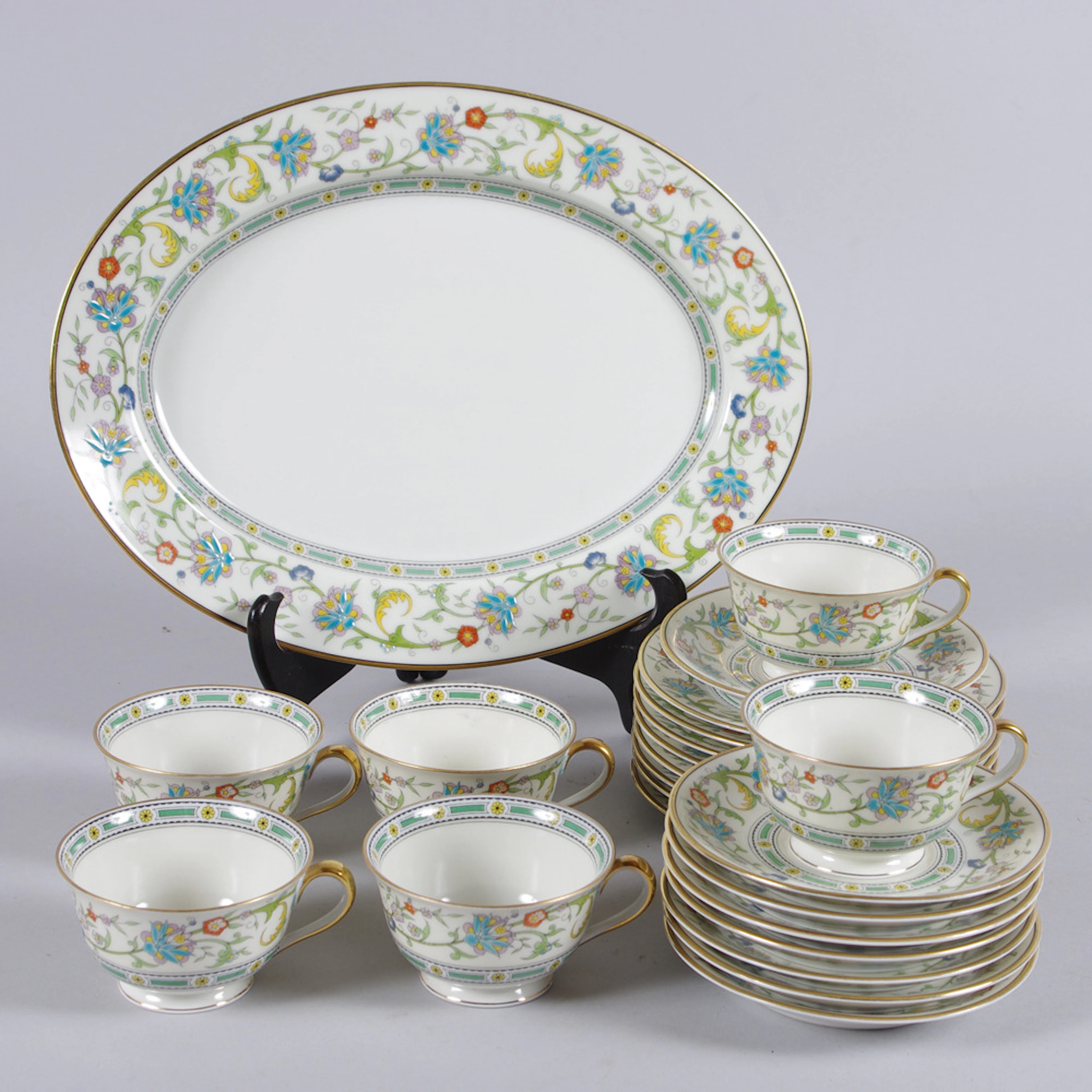 KAFFESERVIS, "Cyril", porslin, Noritake, Japan.