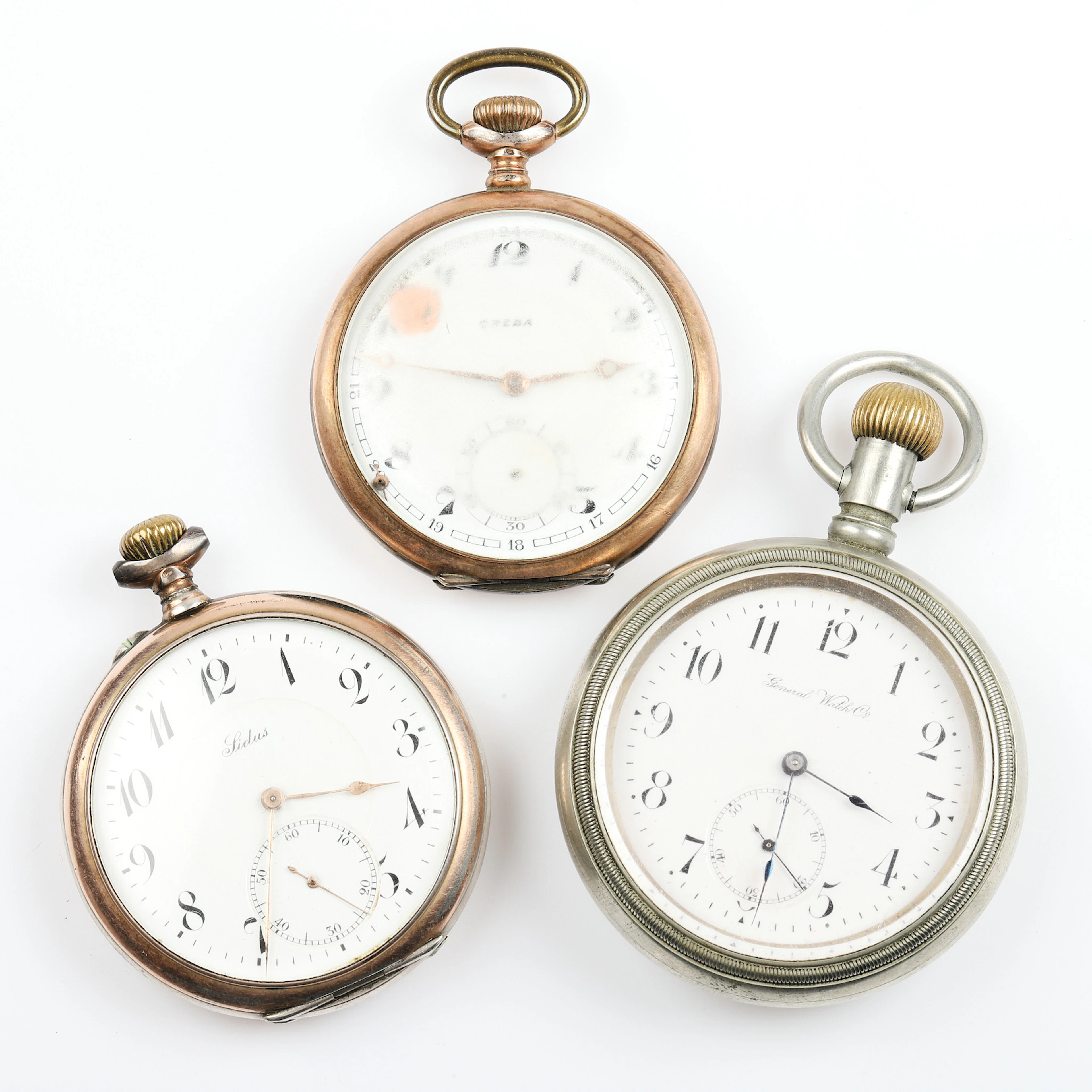 FICKUR, 3 stycken, bl. a. silver.