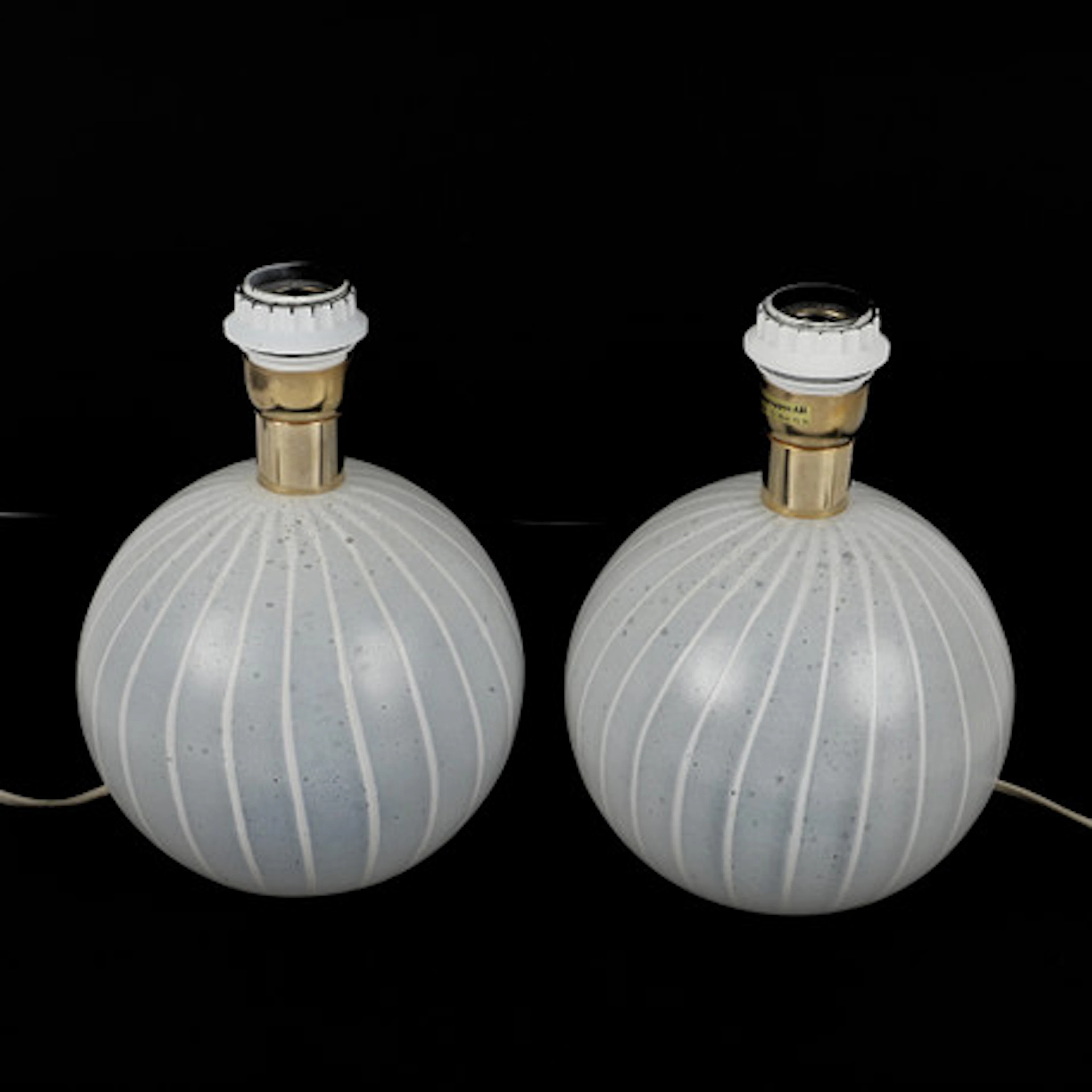 BORDSLAMPOR, 1 par, glas, "Da Vinci", Ljus…