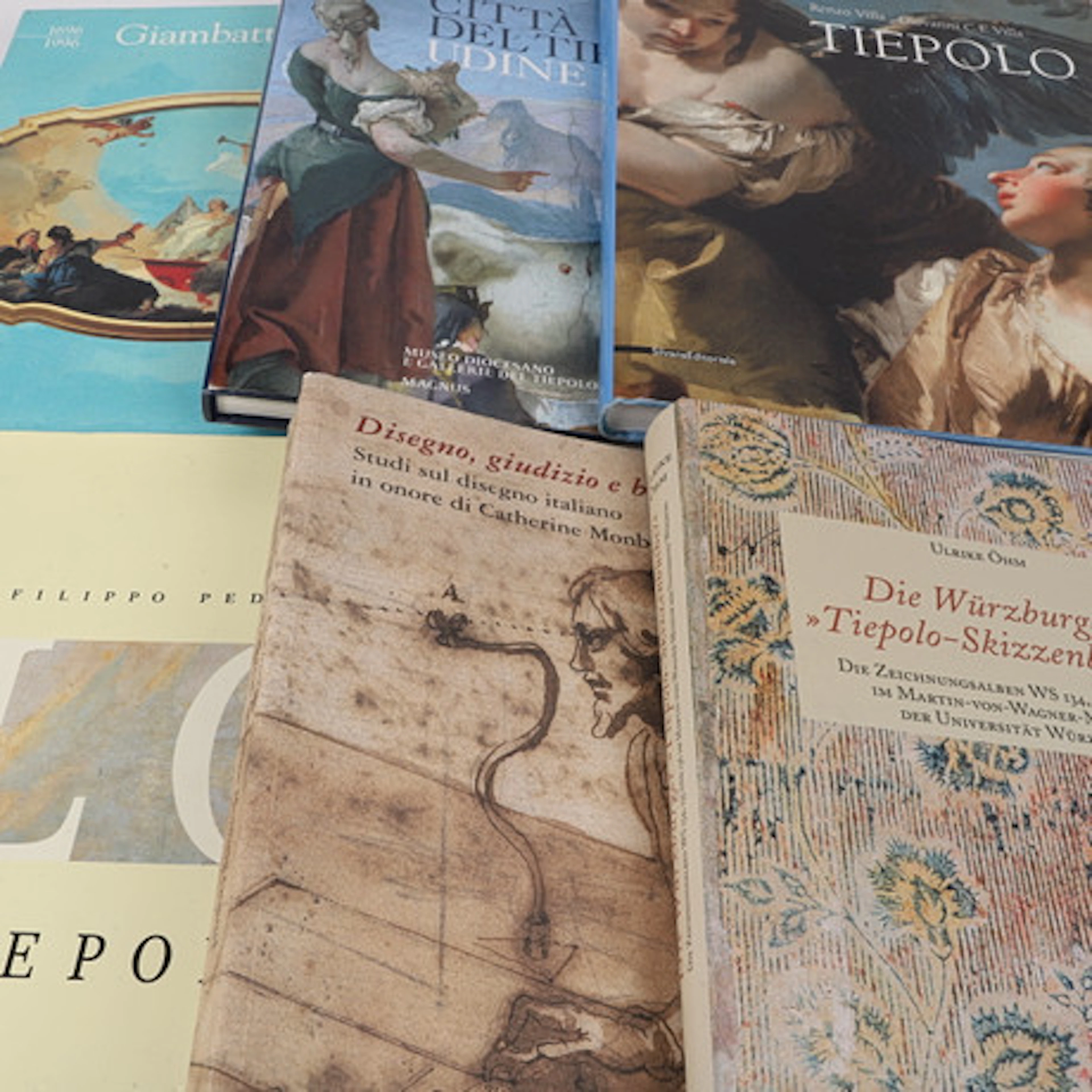 KONSTBÖCKER, 6 stycken, Tiepolo.