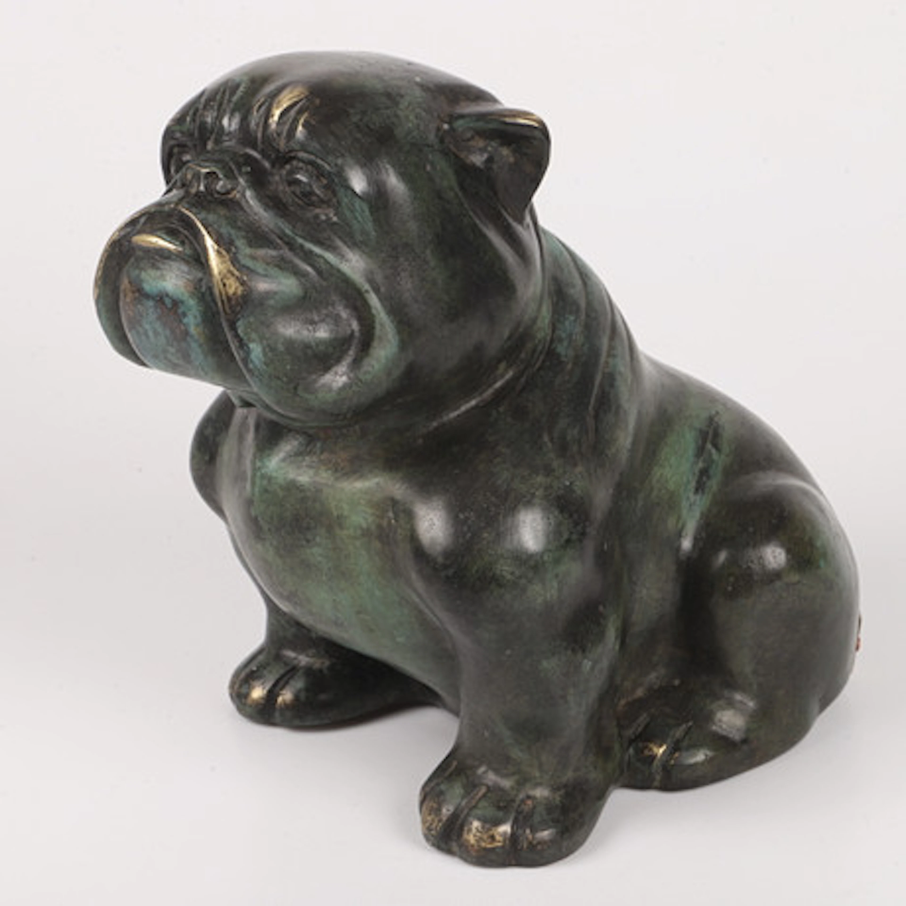 ANDREAS WARGENBRANT. Skulptur, "Bulldog",b…