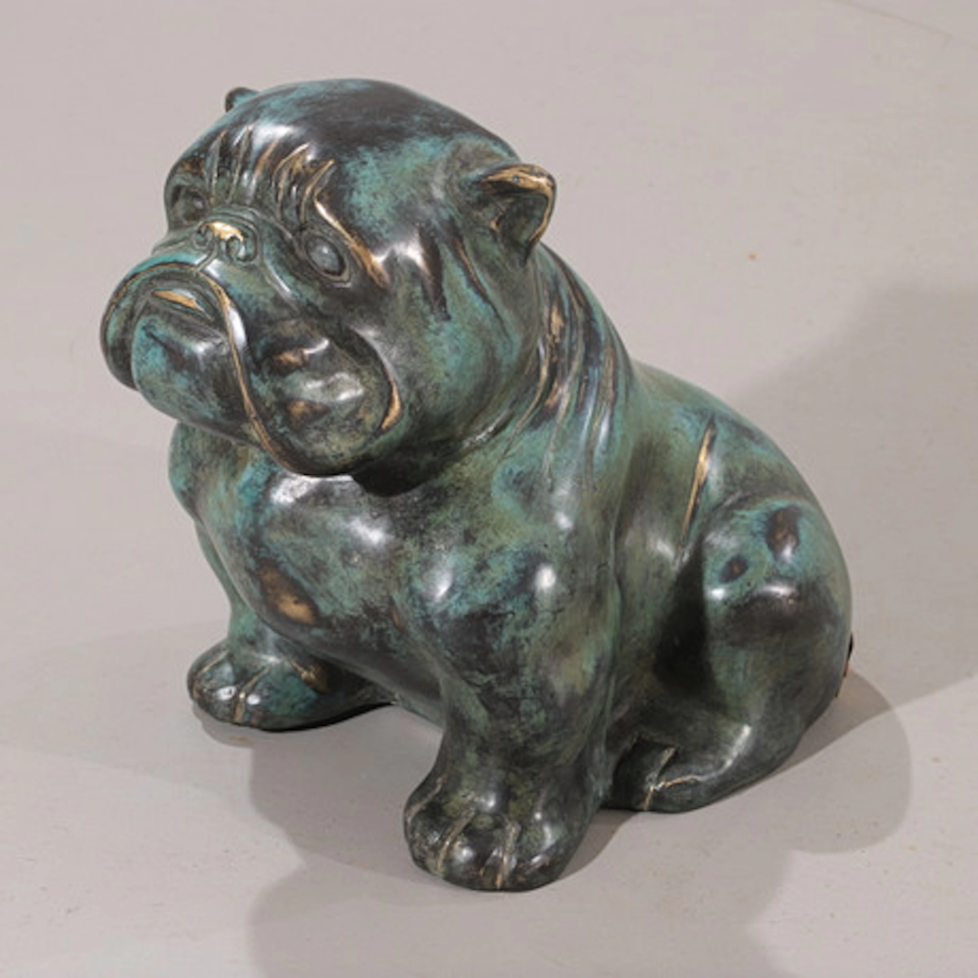 ANDREAS WARGENBRANT. Skulptur, "Bulldog", …