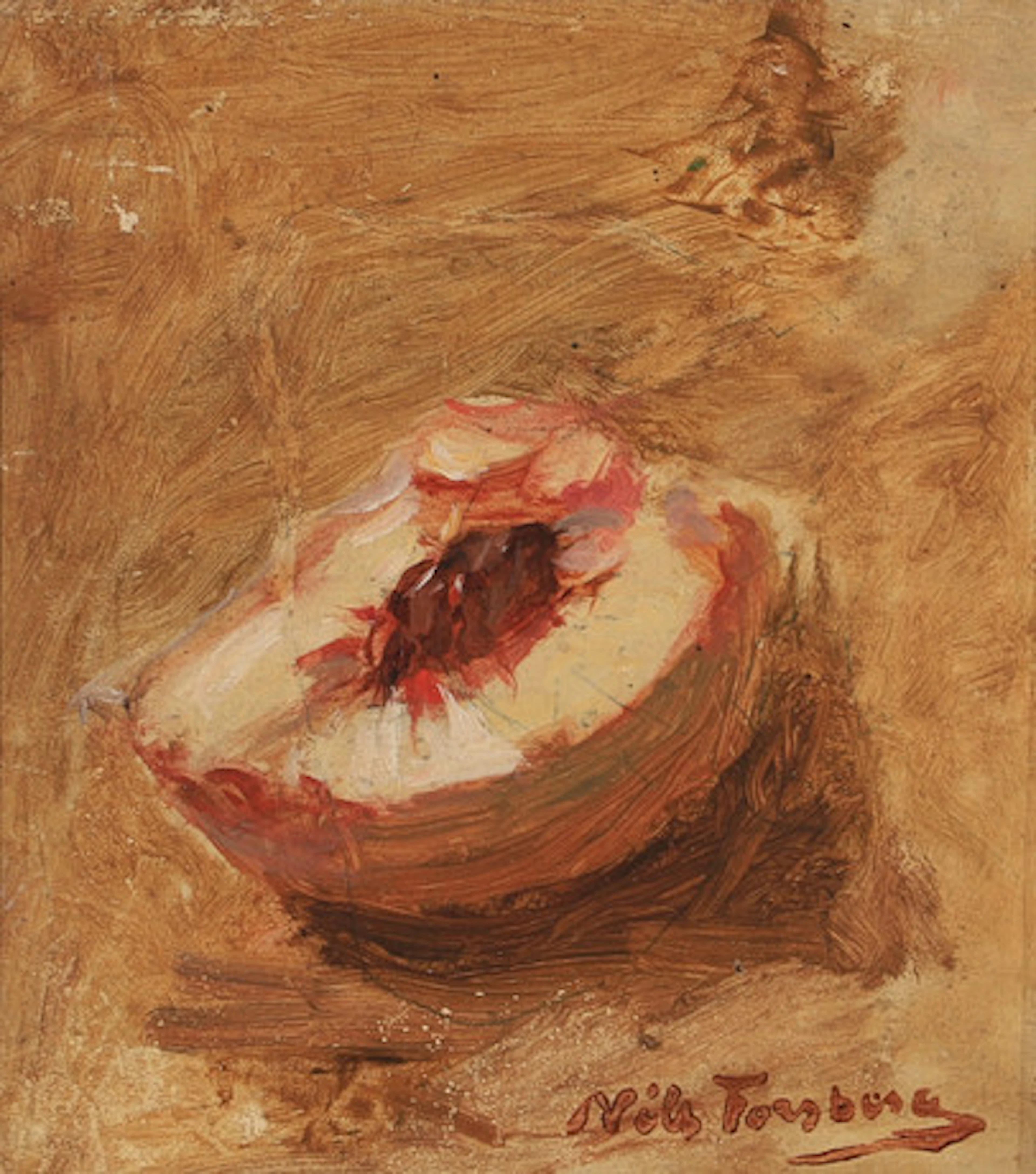 NILS FORSBERG. Stilleben, olja på pannå, s…