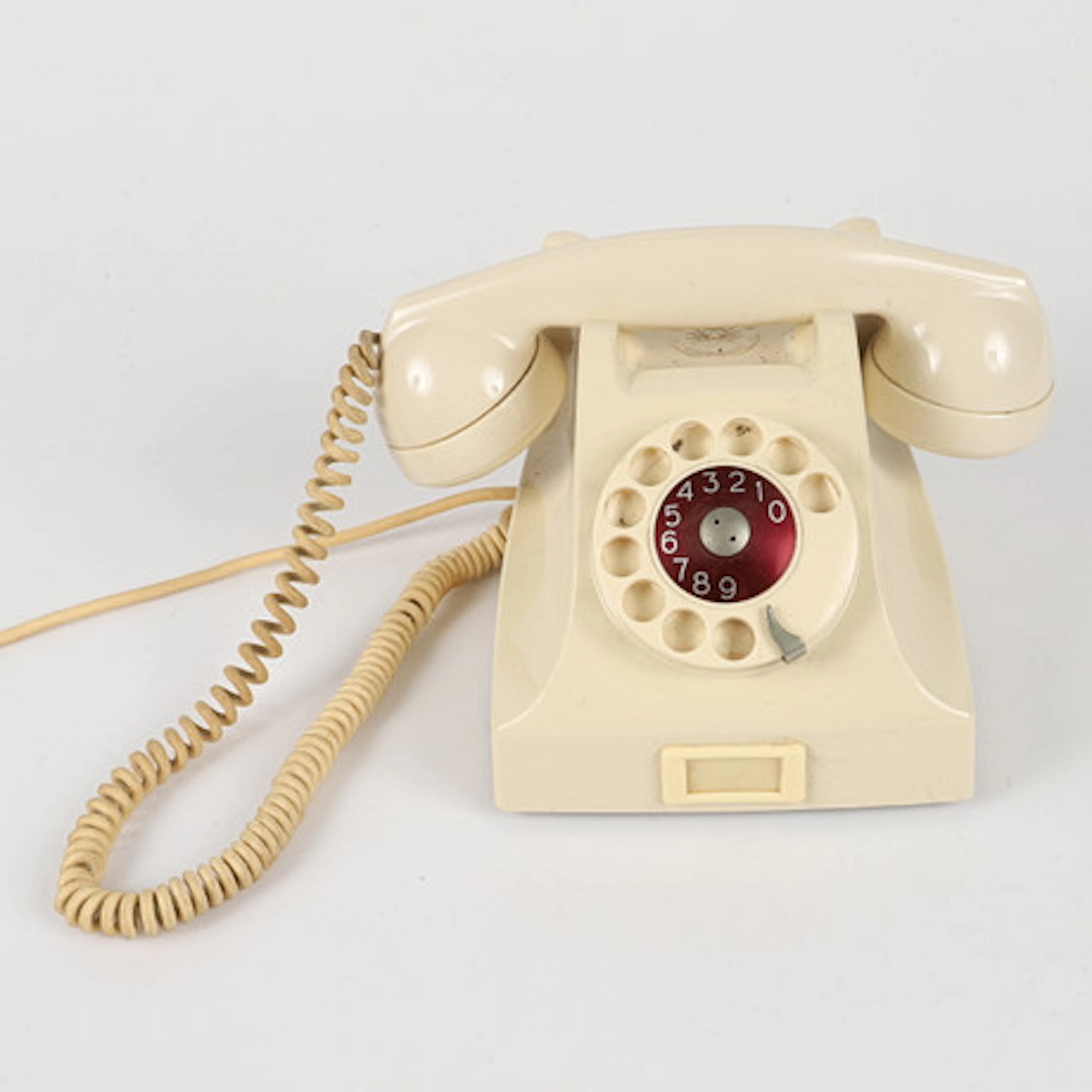 BORDSTELEFON, vit plast, L M Ericsson/Tele…