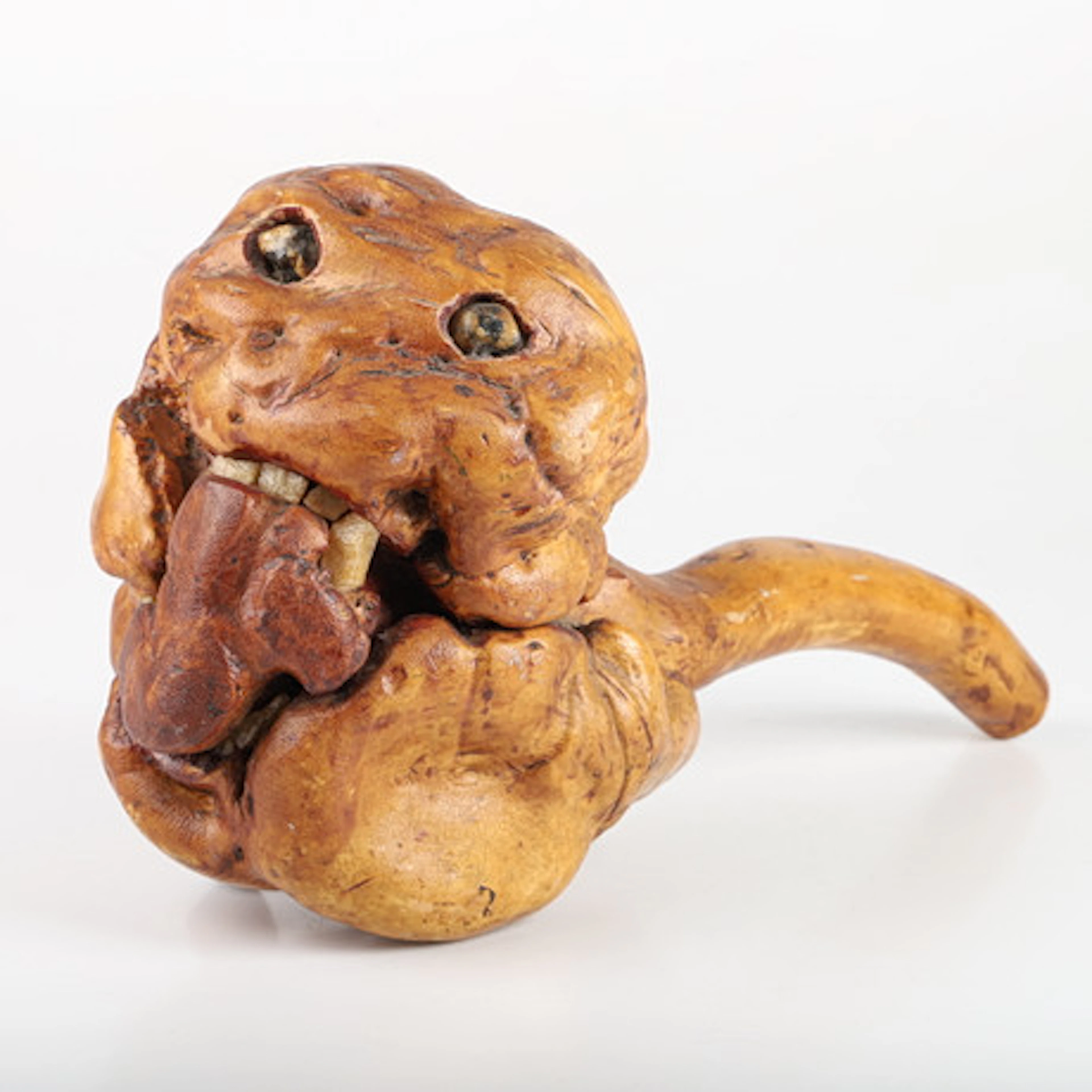 SKULPTUR, snidad vrid/sten, 1900-tal, sign…