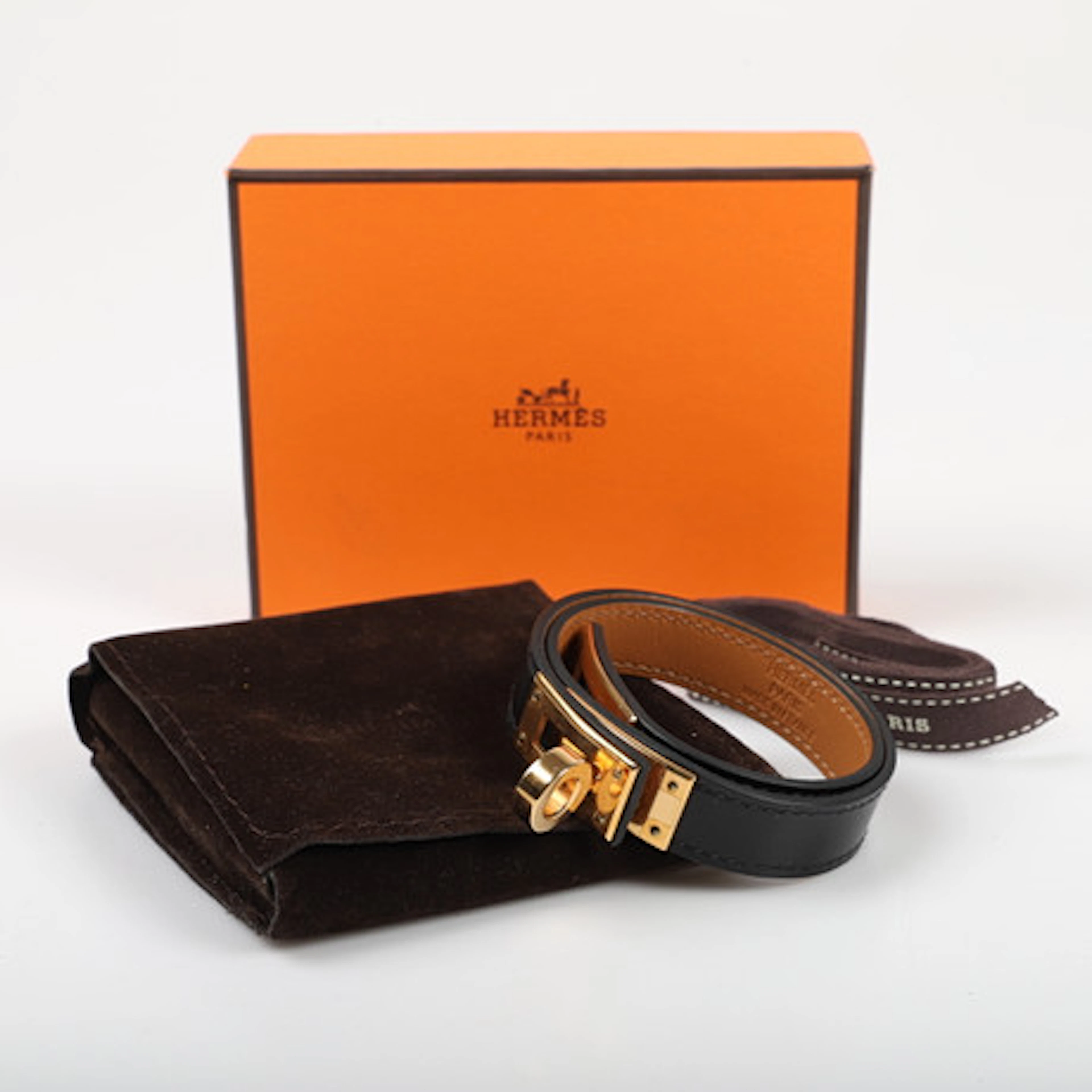 HERMES. Armband, "Kelly Double Tour Bracel…