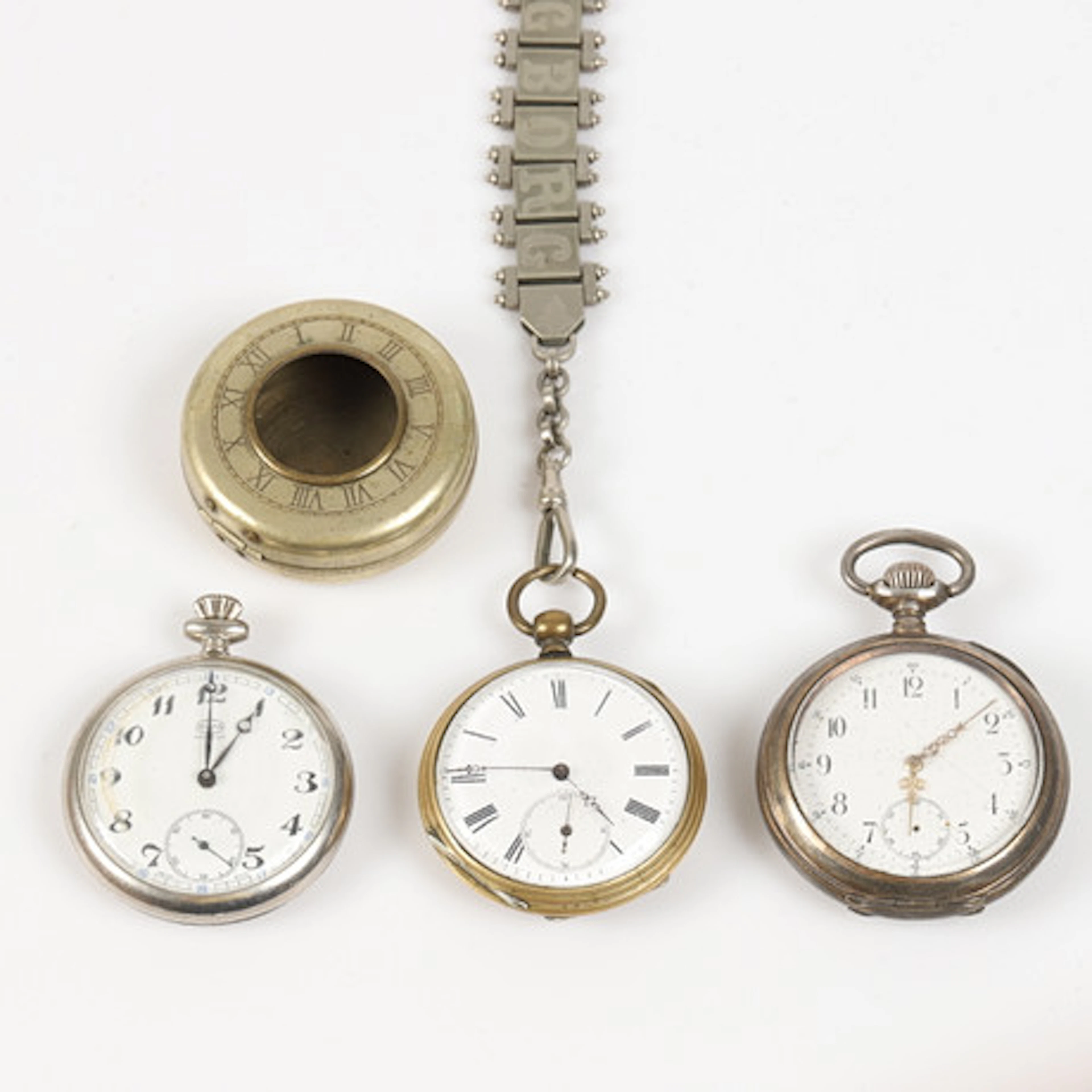 FICKUR, 3 stycken, bl. a. silver.