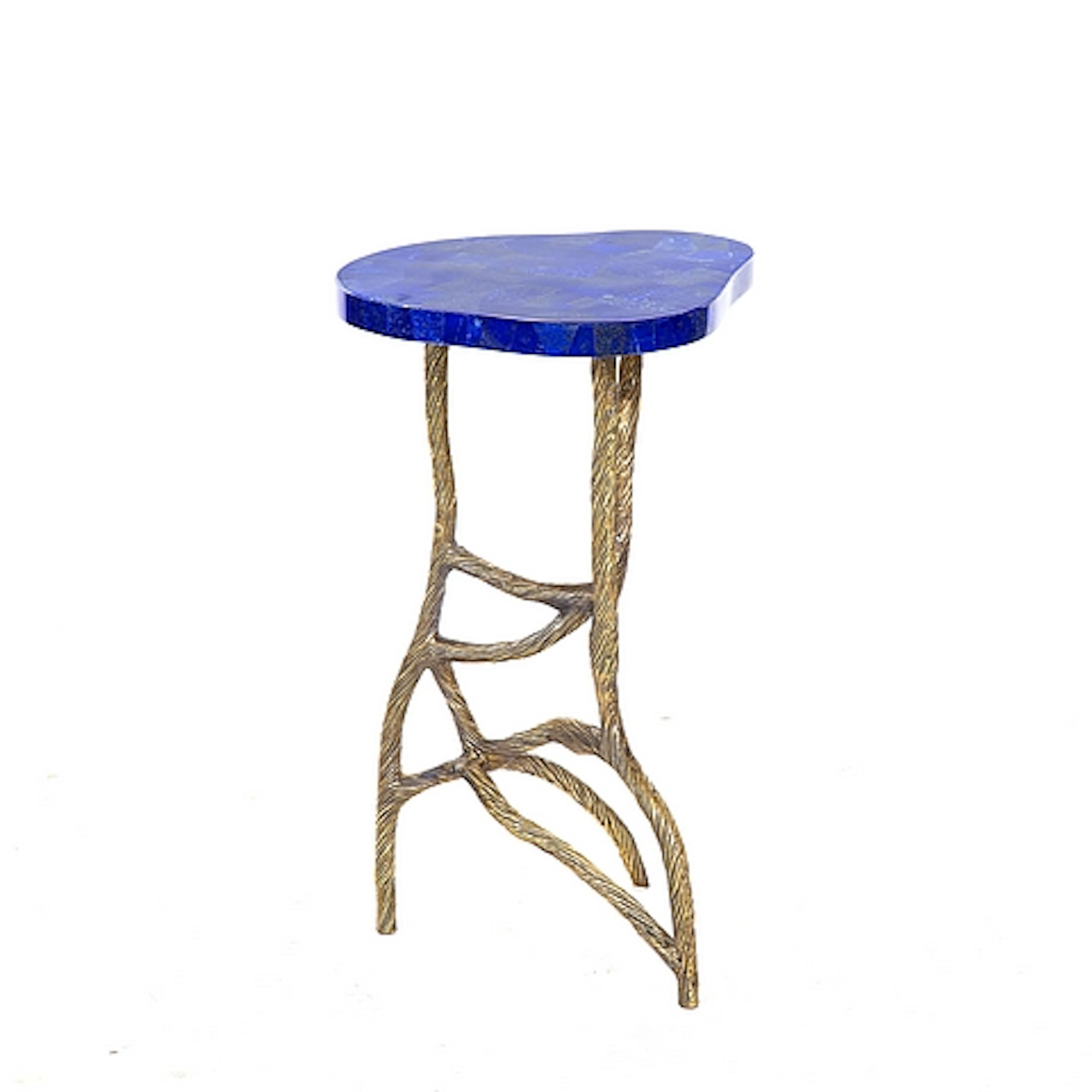 Brass agate table lapiz small Cravt SKU 360012