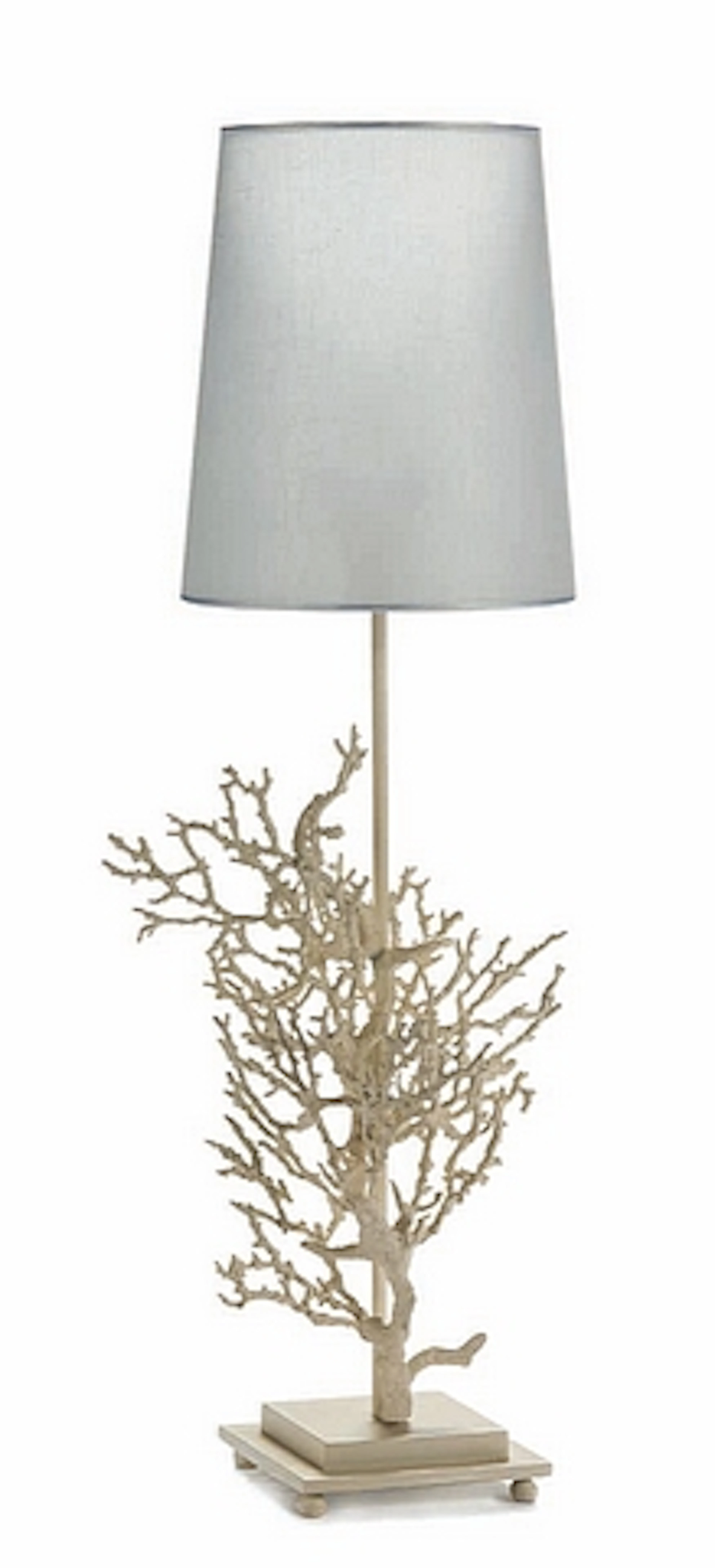 Table lamp coral stand white coral design ivory white...
